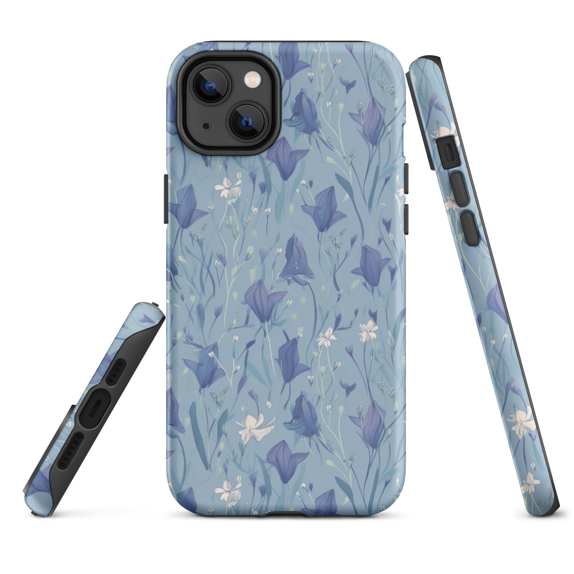 Enchanting Bluebell Harmony - iPhone Case - Pattern Symphony