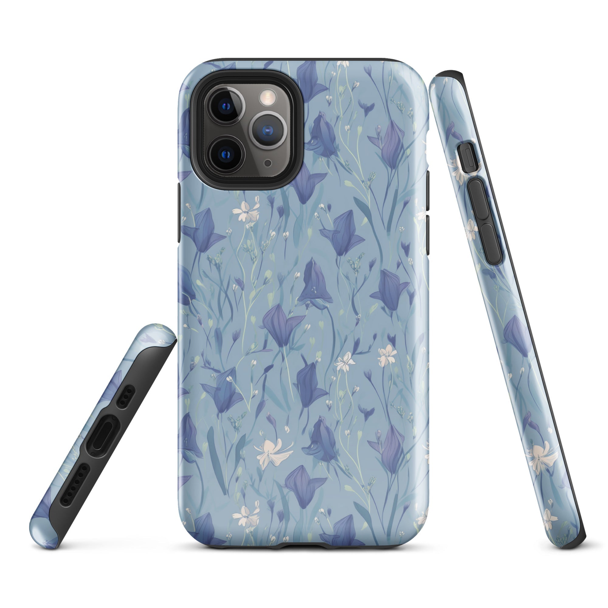 Enchanting Bluebell Harmony - iPhone Case - Pattern Symphony