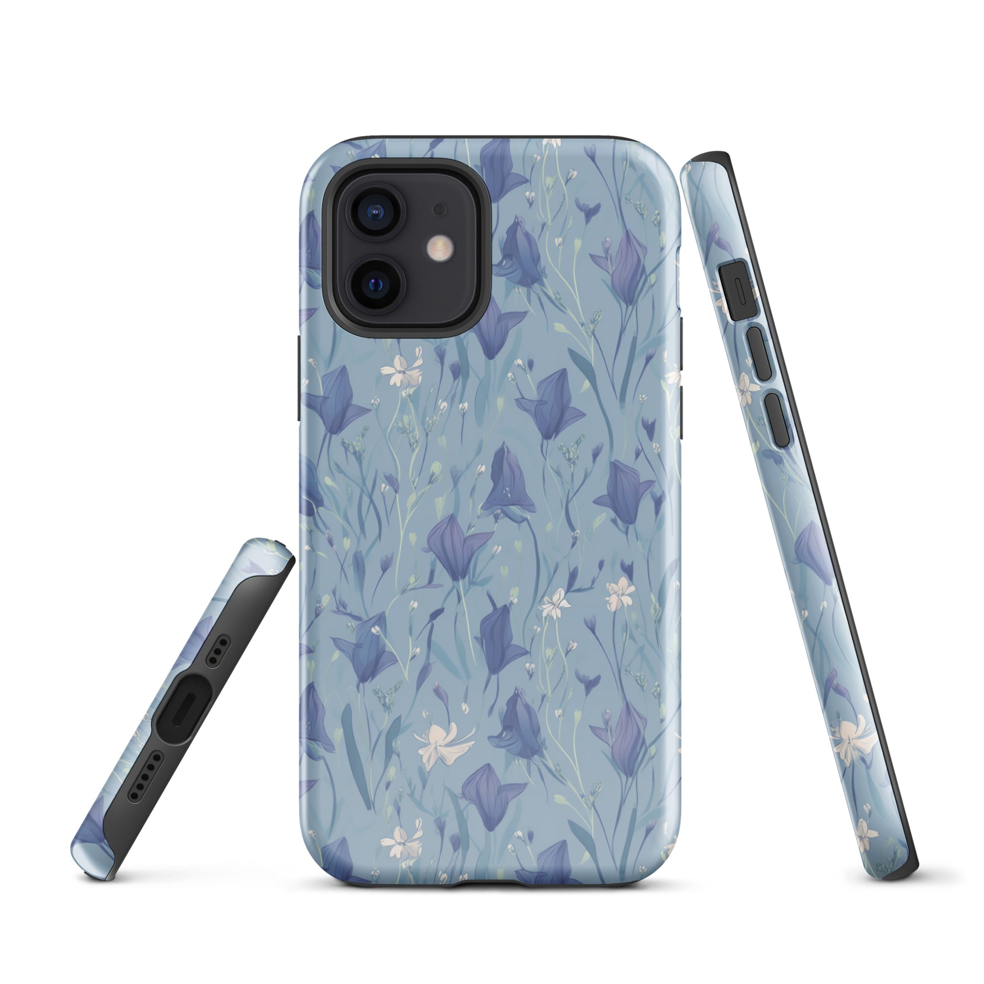 Enchanting Bluebell Harmony - iPhone Case - Pattern Symphony