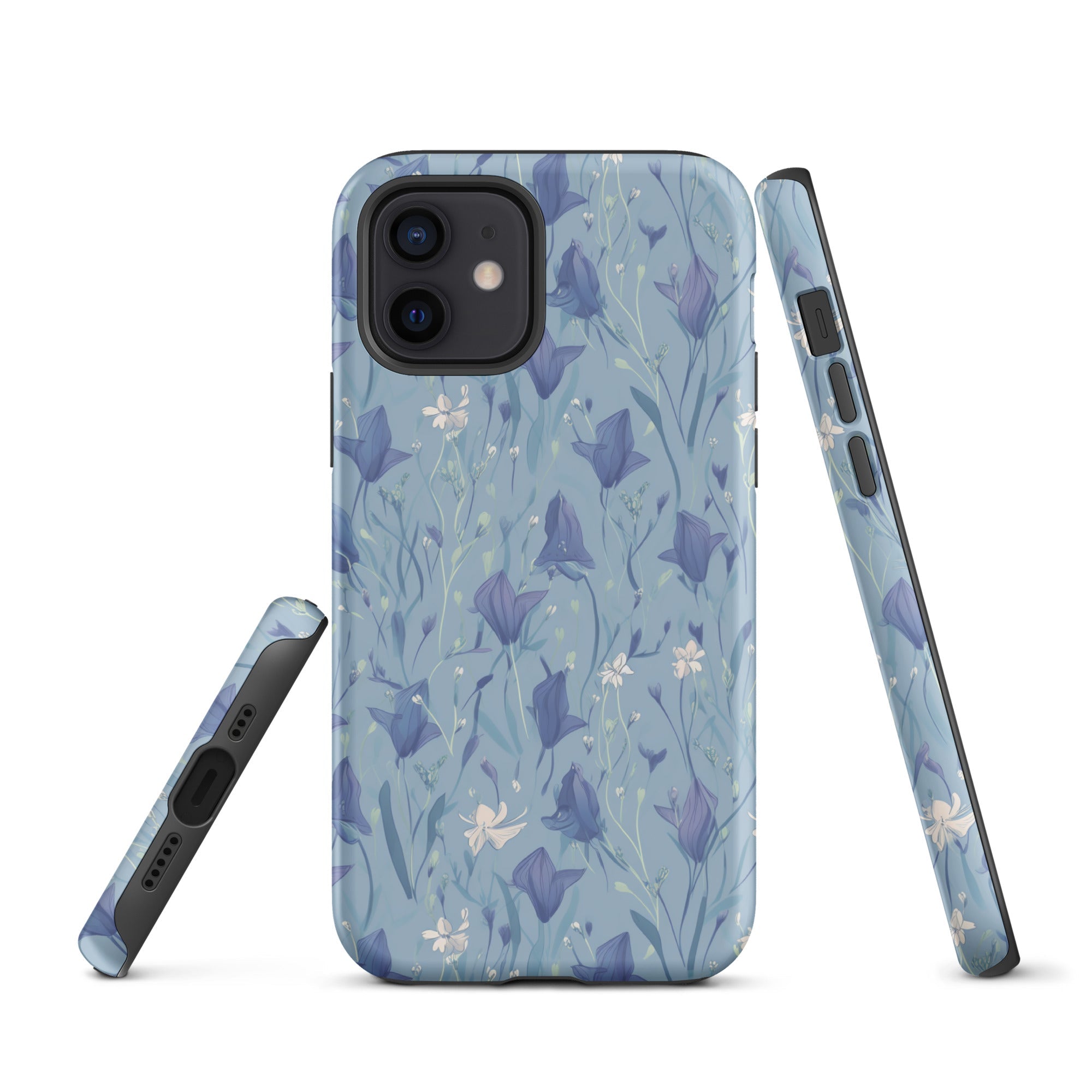 Enchanting Bluebell Harmony - iPhone Case - Pattern Symphony