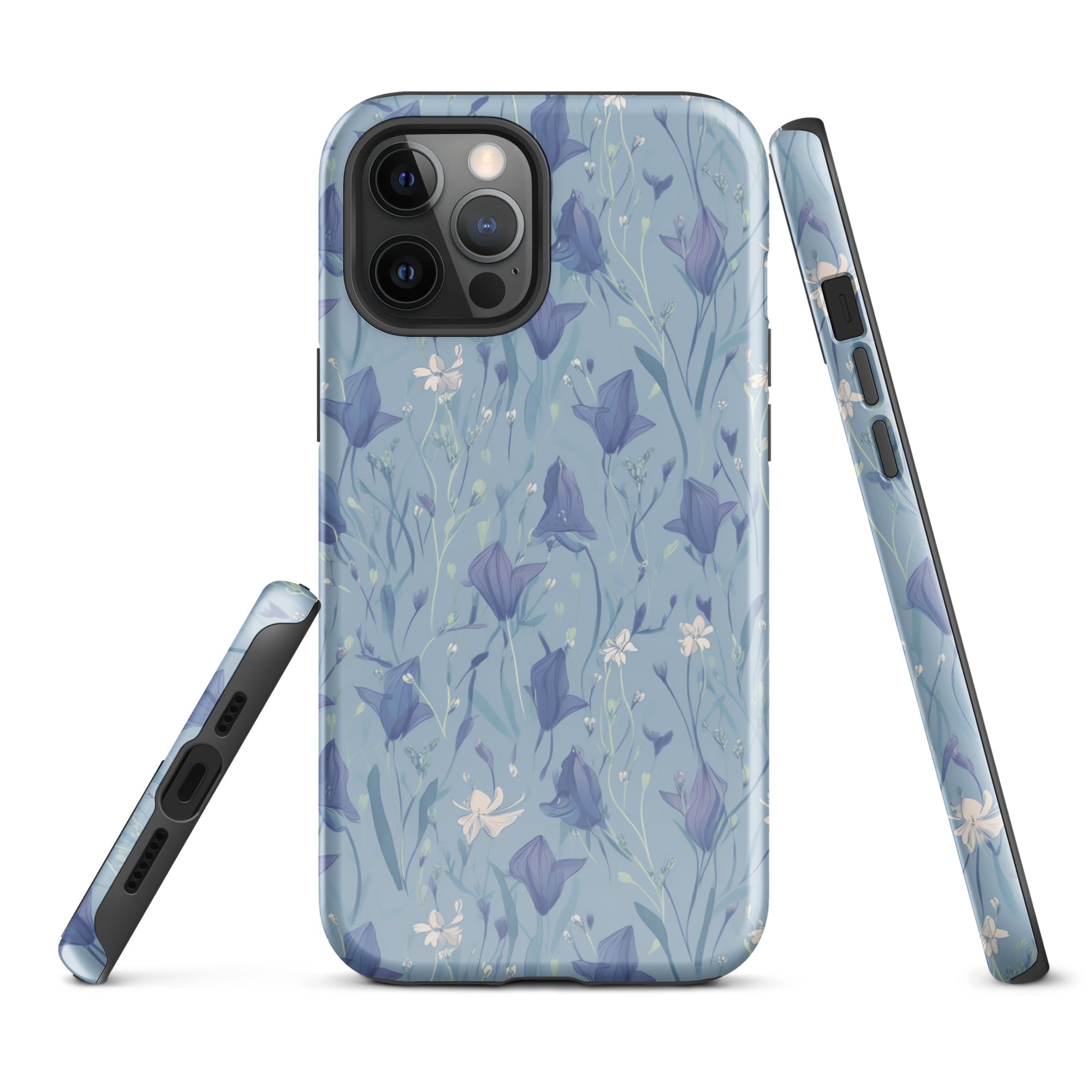 Enchanting Bluebell Harmony - iPhone Case - Pattern Symphony