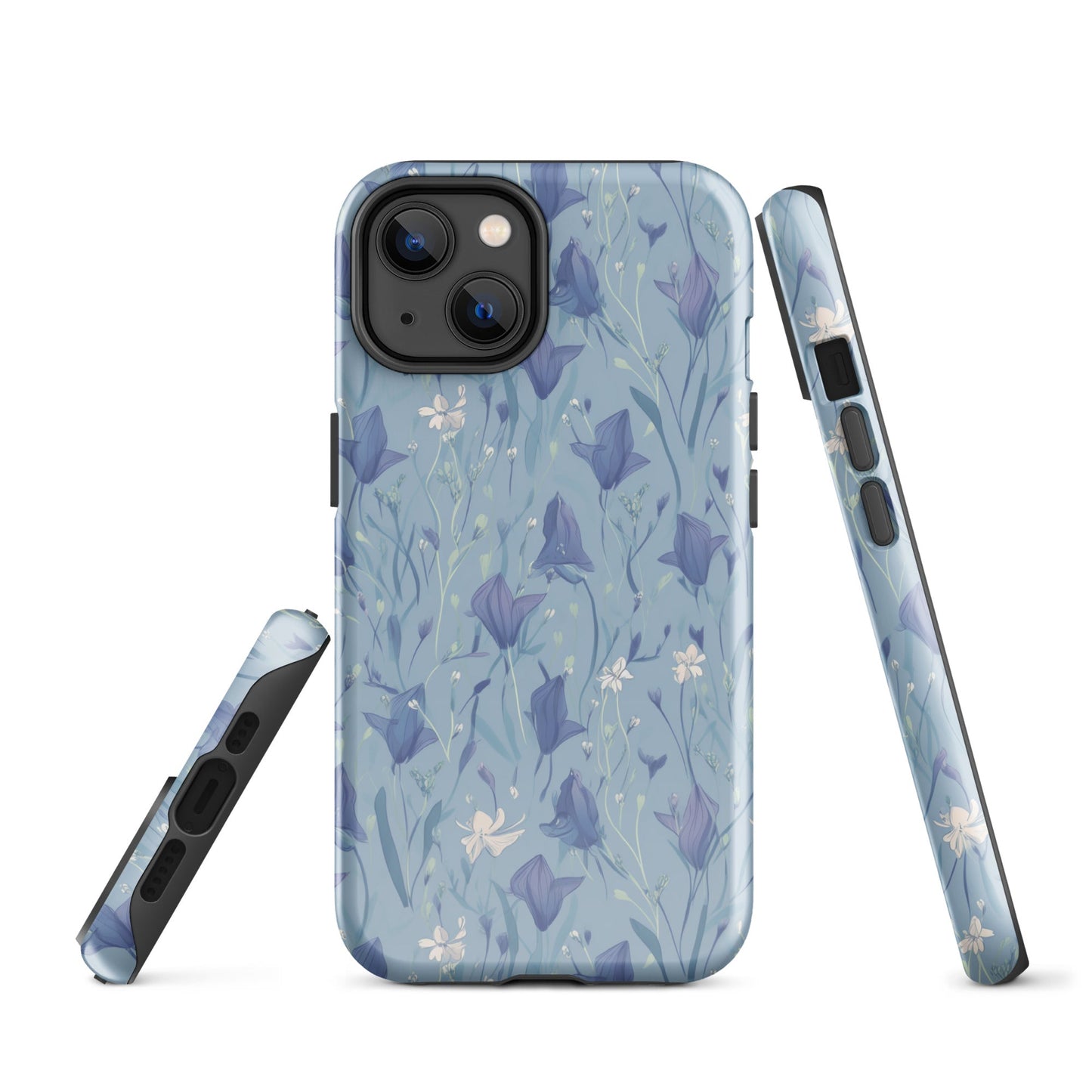 Enchanting Bluebell Harmony - iPhone Case - Pattern Symphony