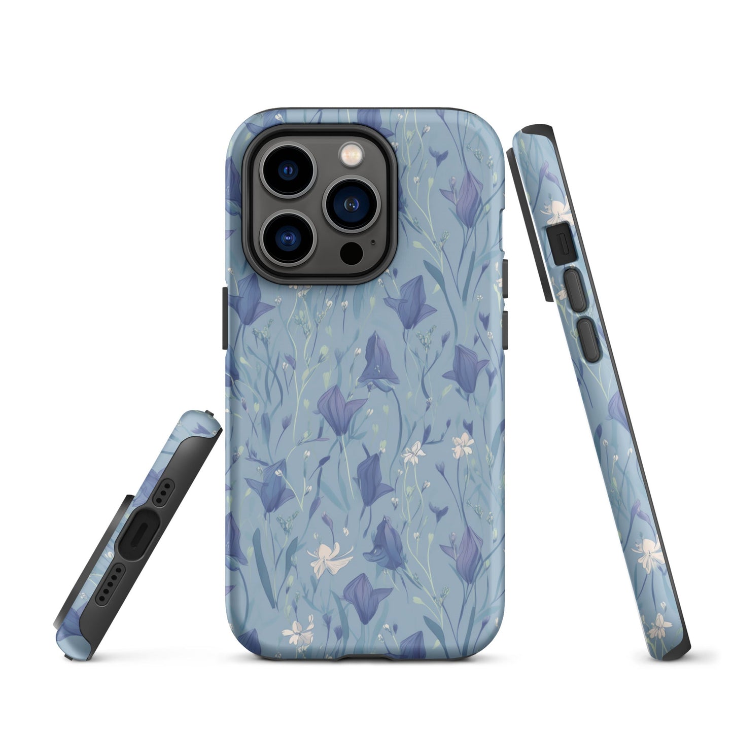 Enchanting Bluebell Harmony - iPhone Case - Pattern Symphony