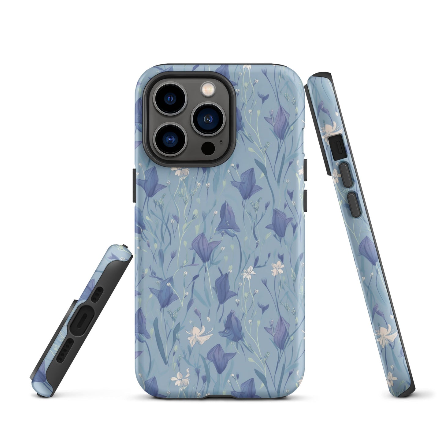 Enchanting Bluebell Harmony - iPhone Case - Pattern Symphony