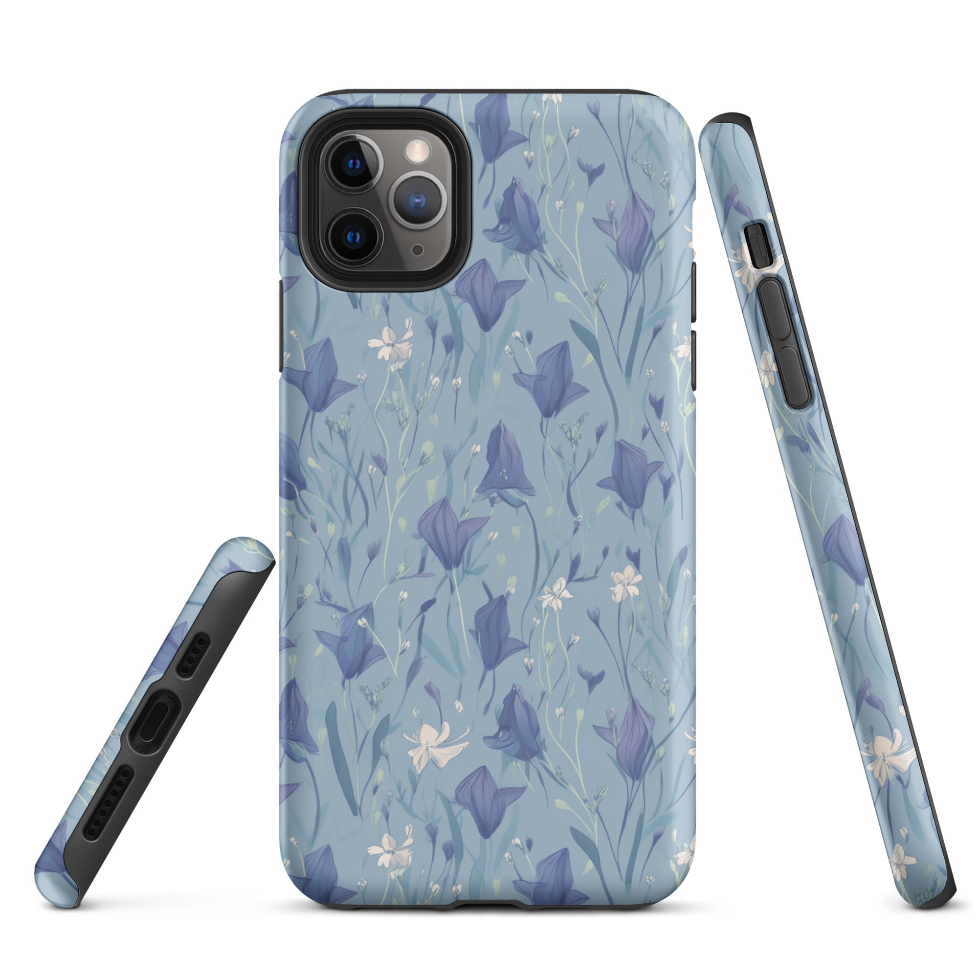 Enchanting Bluebell Harmony - iPhone Case - Pattern Symphony