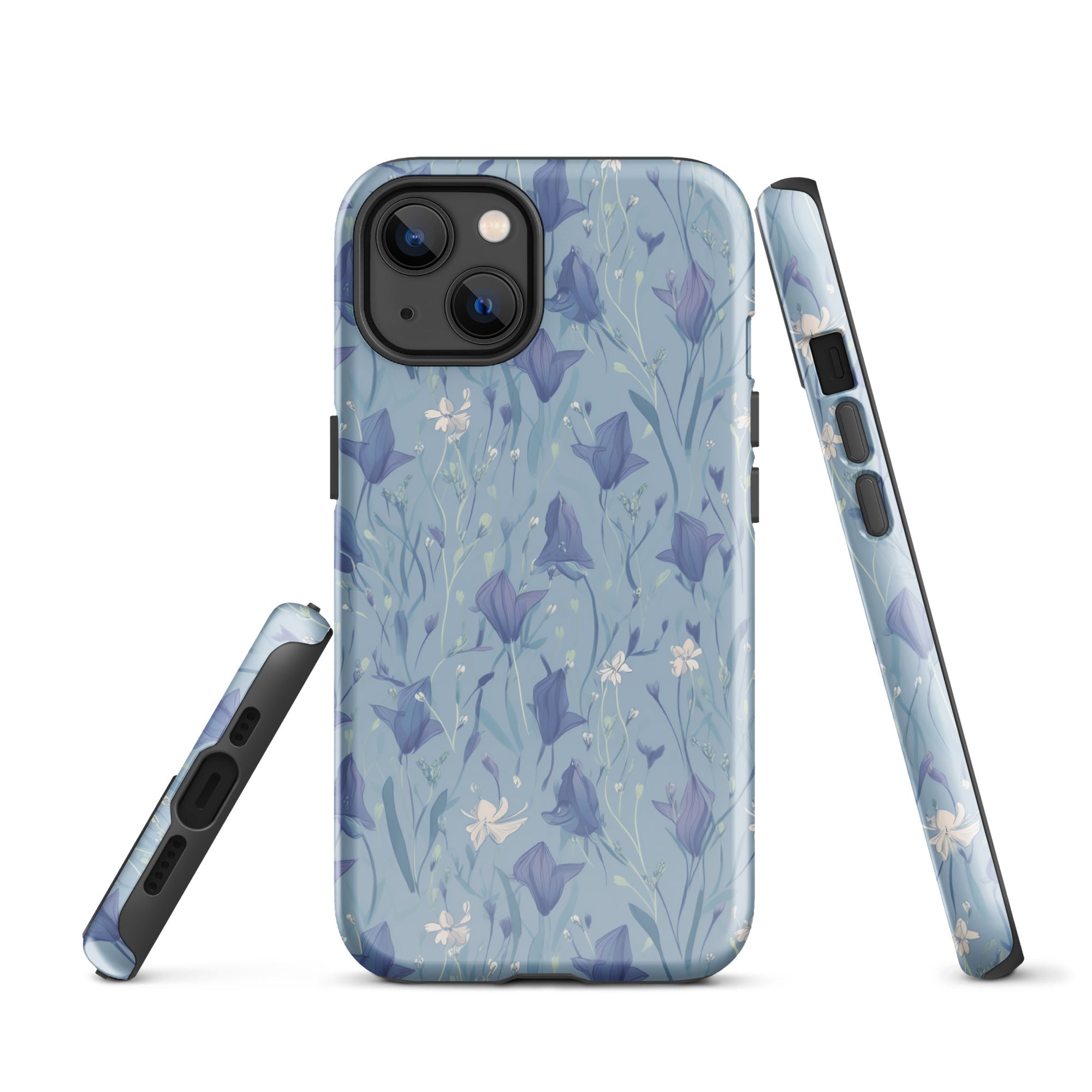 Enchanting Bluebell Harmony - iPhone Case - Pattern Symphony