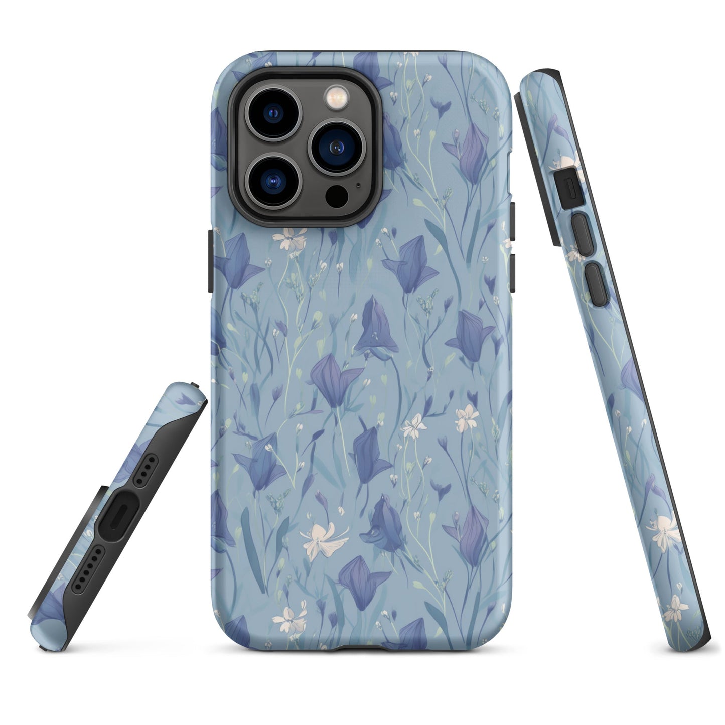 Enchanting Bluebell Harmony - iPhone Case - Pattern Symphony