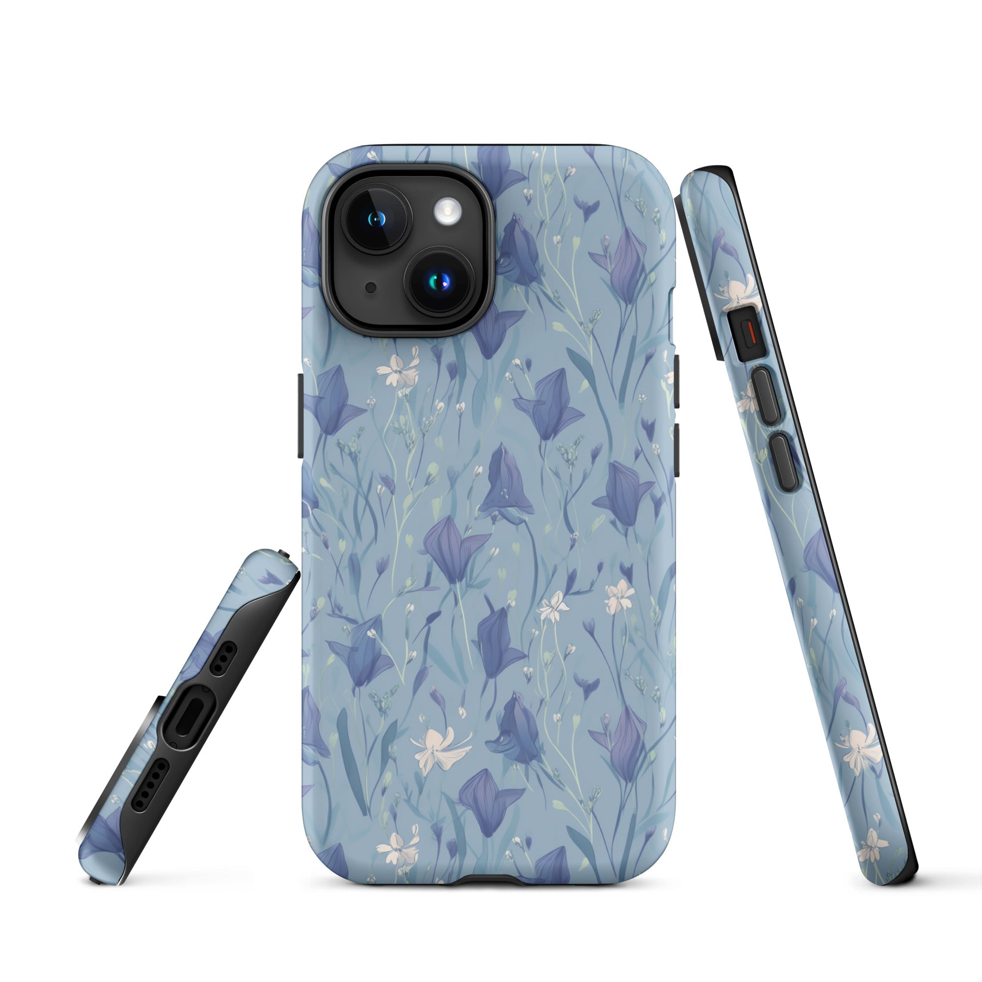 Enchanting Bluebell Harmony - iPhone Case - Pattern Symphony