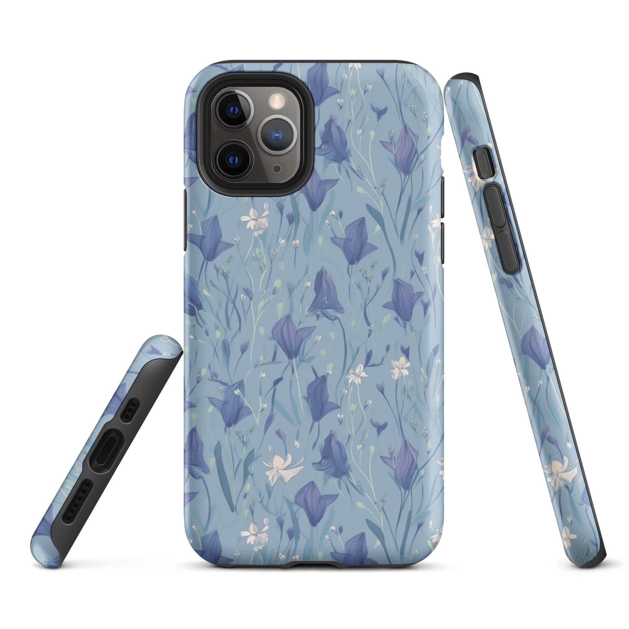 Enchanting Bluebell Harmony - iPhone Case - Pattern Symphony