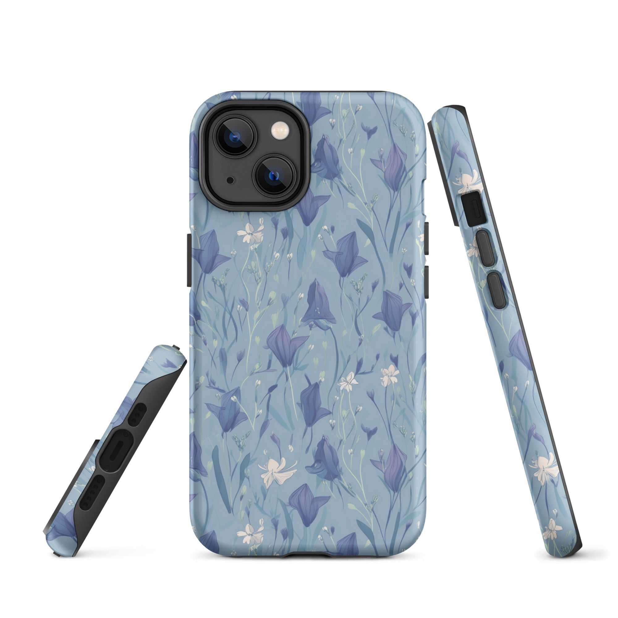 Enchanting Bluebell Harmony - iPhone Case - Pattern Symphony