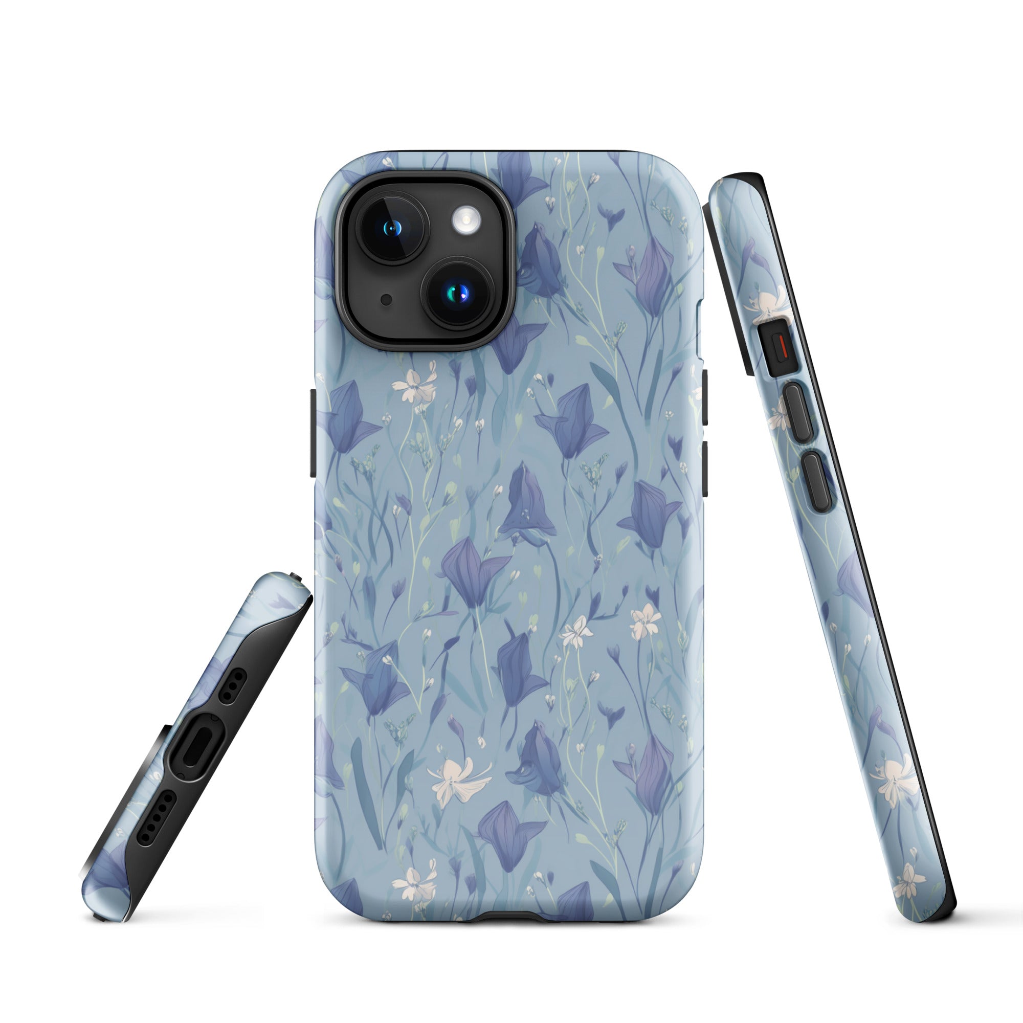 Enchanting Bluebell Harmony - iPhone Case - Pattern Symphony