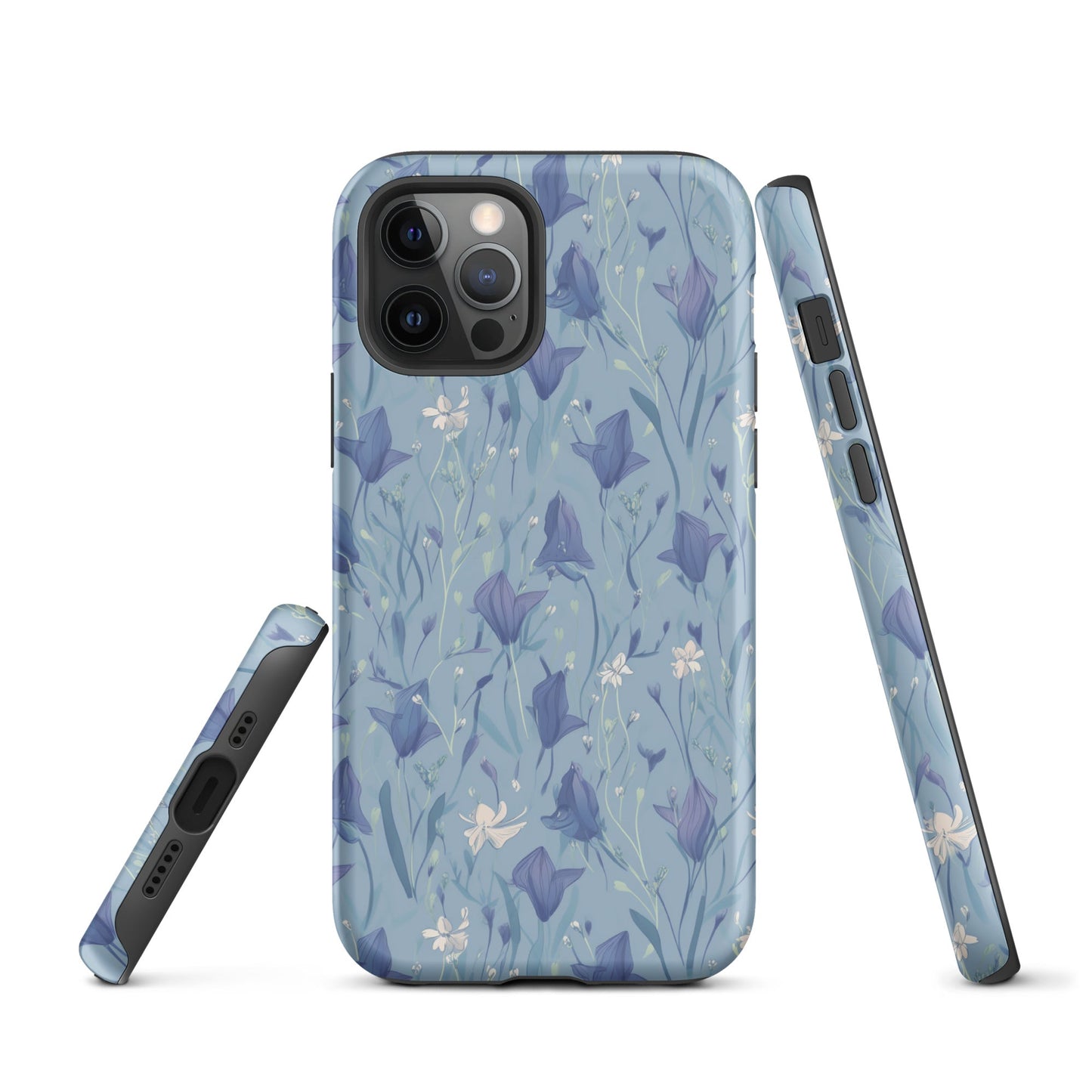 Enchanting Bluebell Harmony - iPhone Case - Pattern Symphony