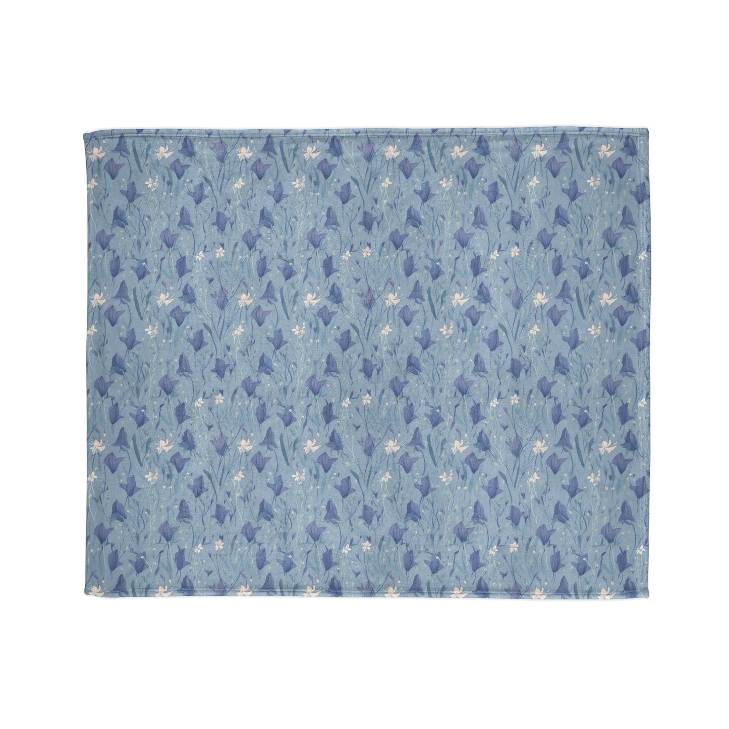 Enchanting Bluebell Harmony - Sofa Throws - Pattern Symphony