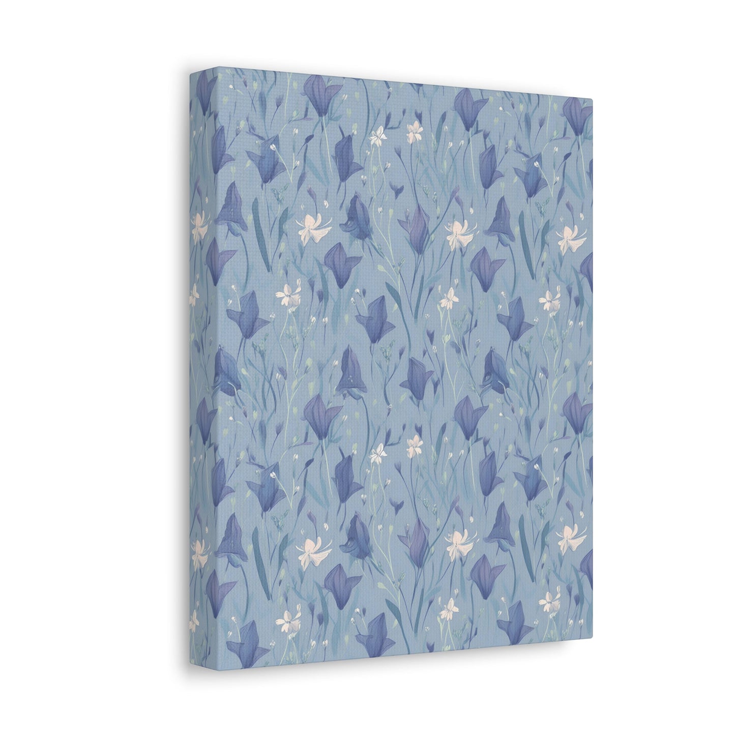 Enchanting Bluebell Harmony - Wall Art Canvas - Pattern Symphony