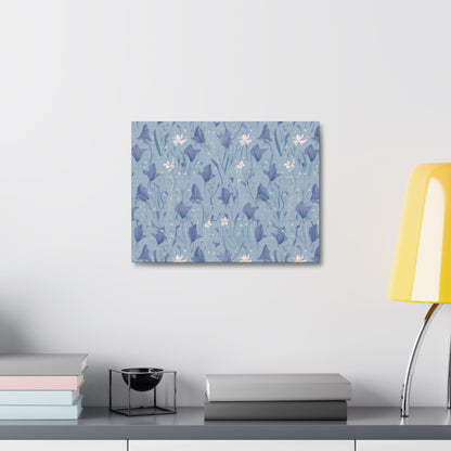 Enchanting Bluebell Harmony - Wall Art Canvas - Pattern Symphony