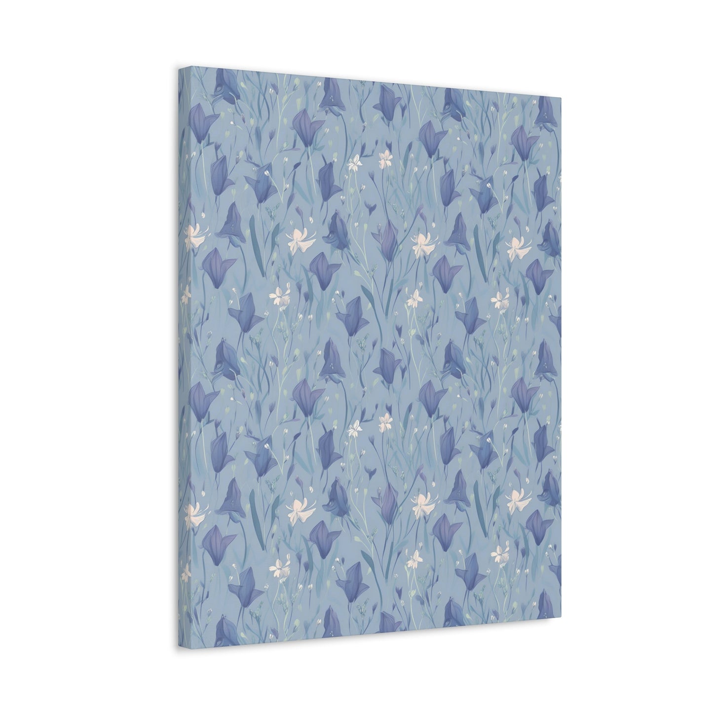 Enchanting Bluebell Harmony - Wall Art Canvas - Pattern Symphony