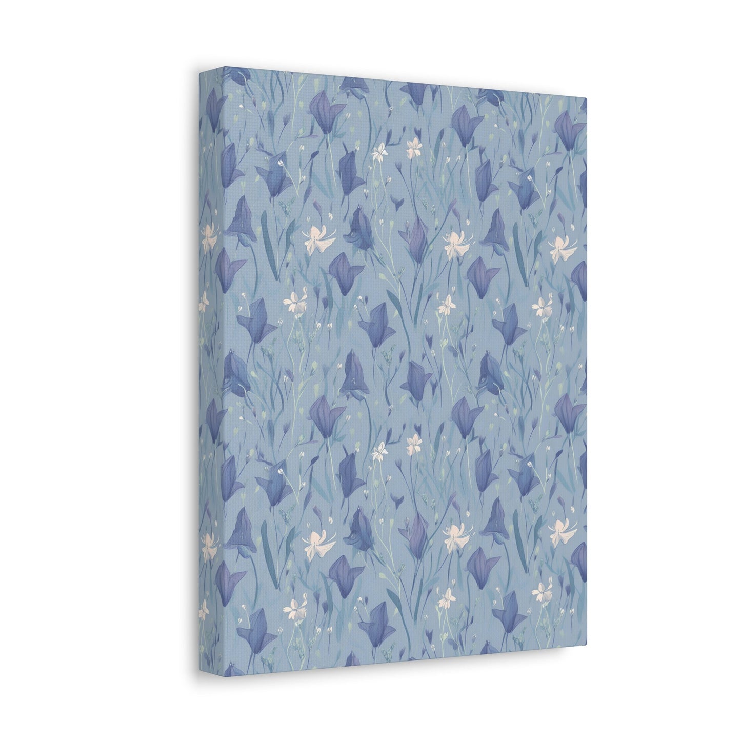 Enchanting Bluebell Harmony - Wall Art Canvas - Pattern Symphony