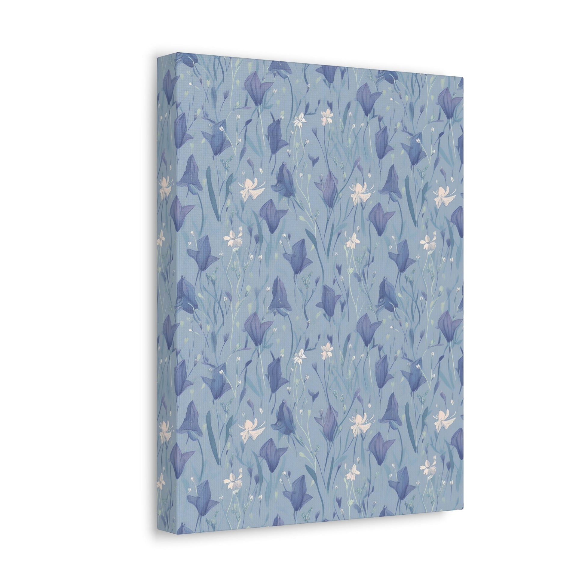 Enchanting Bluebell Harmony - Wall Art Canvas - Pattern Symphony