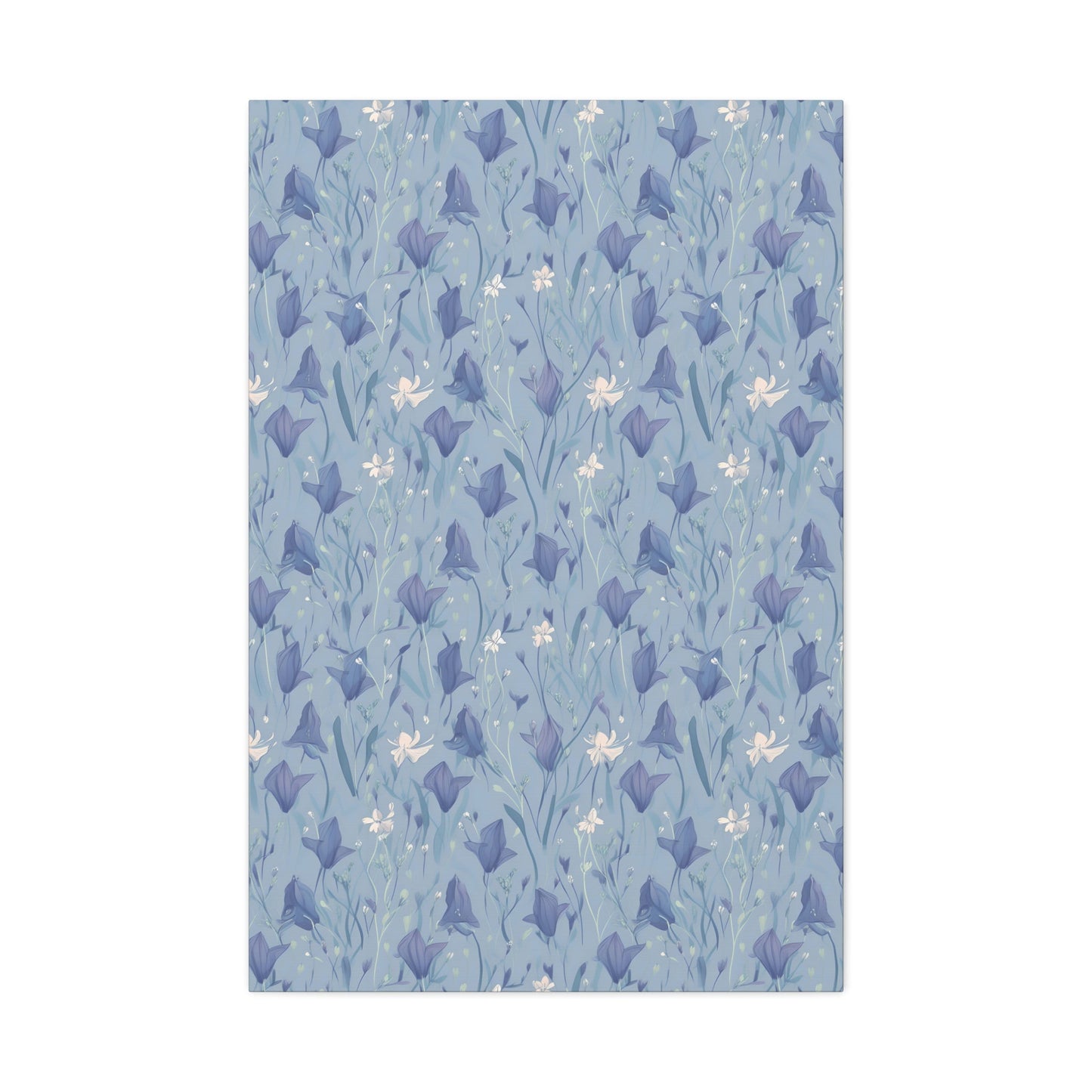 Enchanting Bluebell Harmony - Wall Art Canvas - Pattern Symphony