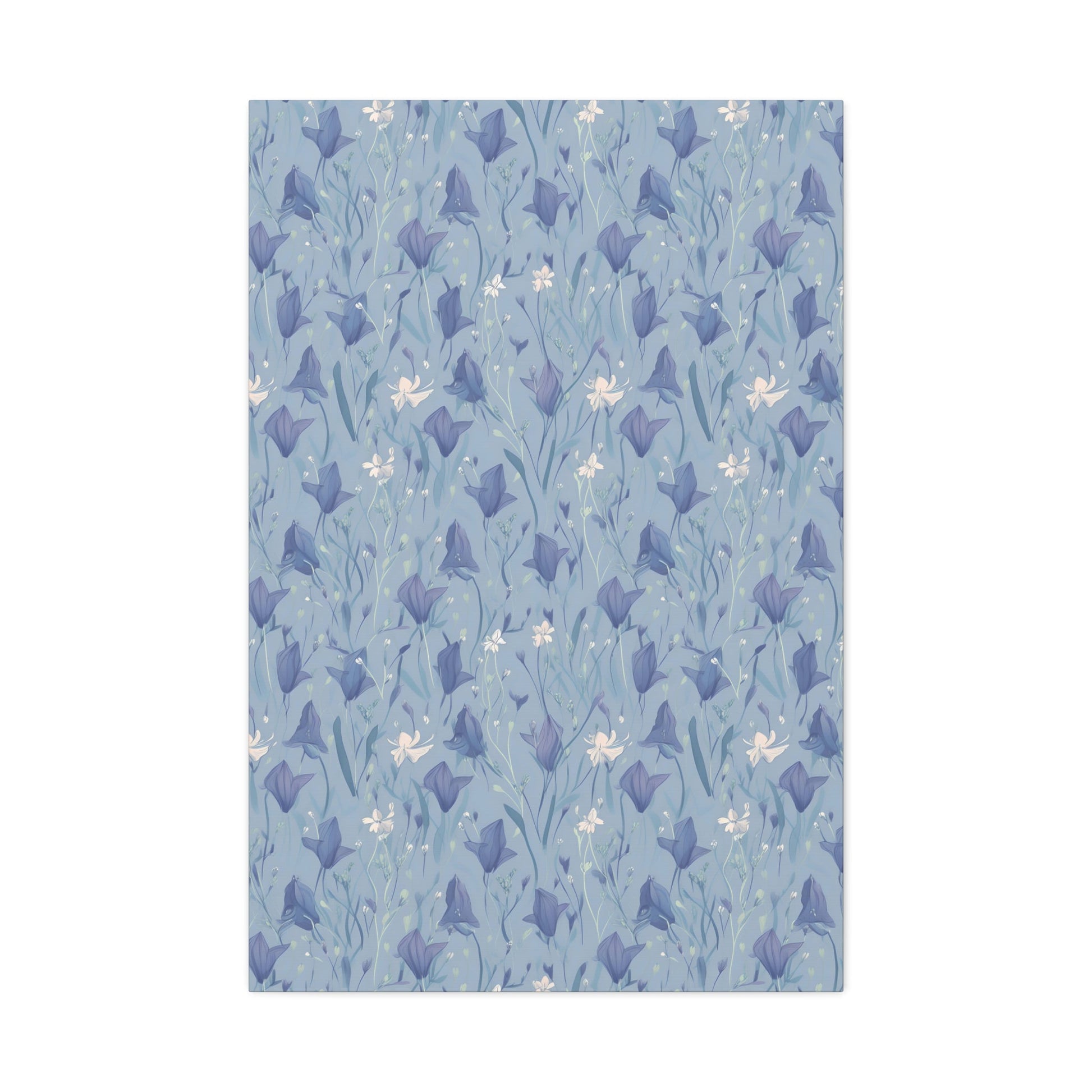 Enchanting Bluebell Harmony - Wall Art Canvas - Pattern Symphony