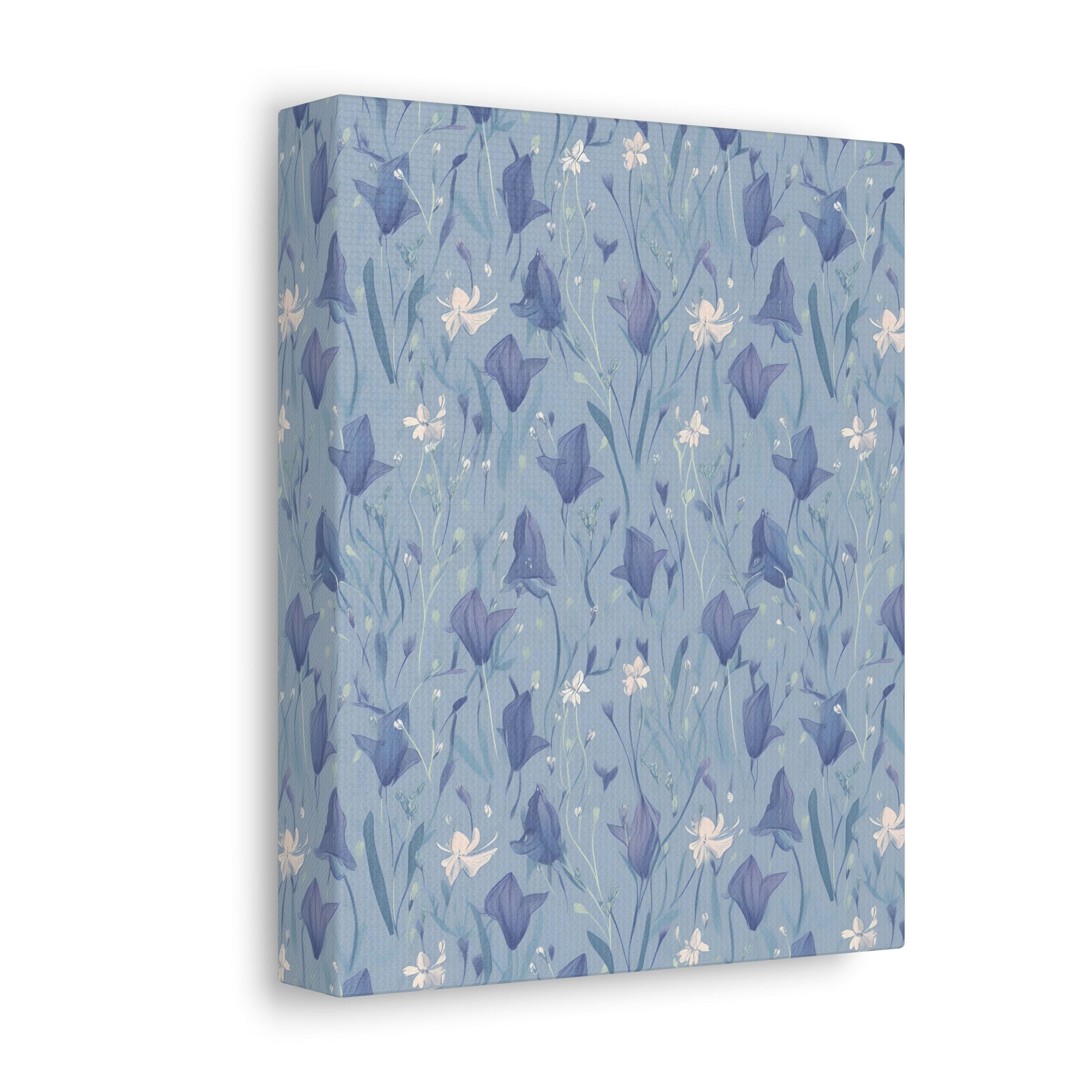 Enchanting Bluebell Harmony - Wall Art Canvas - Pattern Symphony