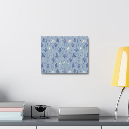 Enchanting Bluebell Harmony - Wall Art Canvas - Pattern Symphony