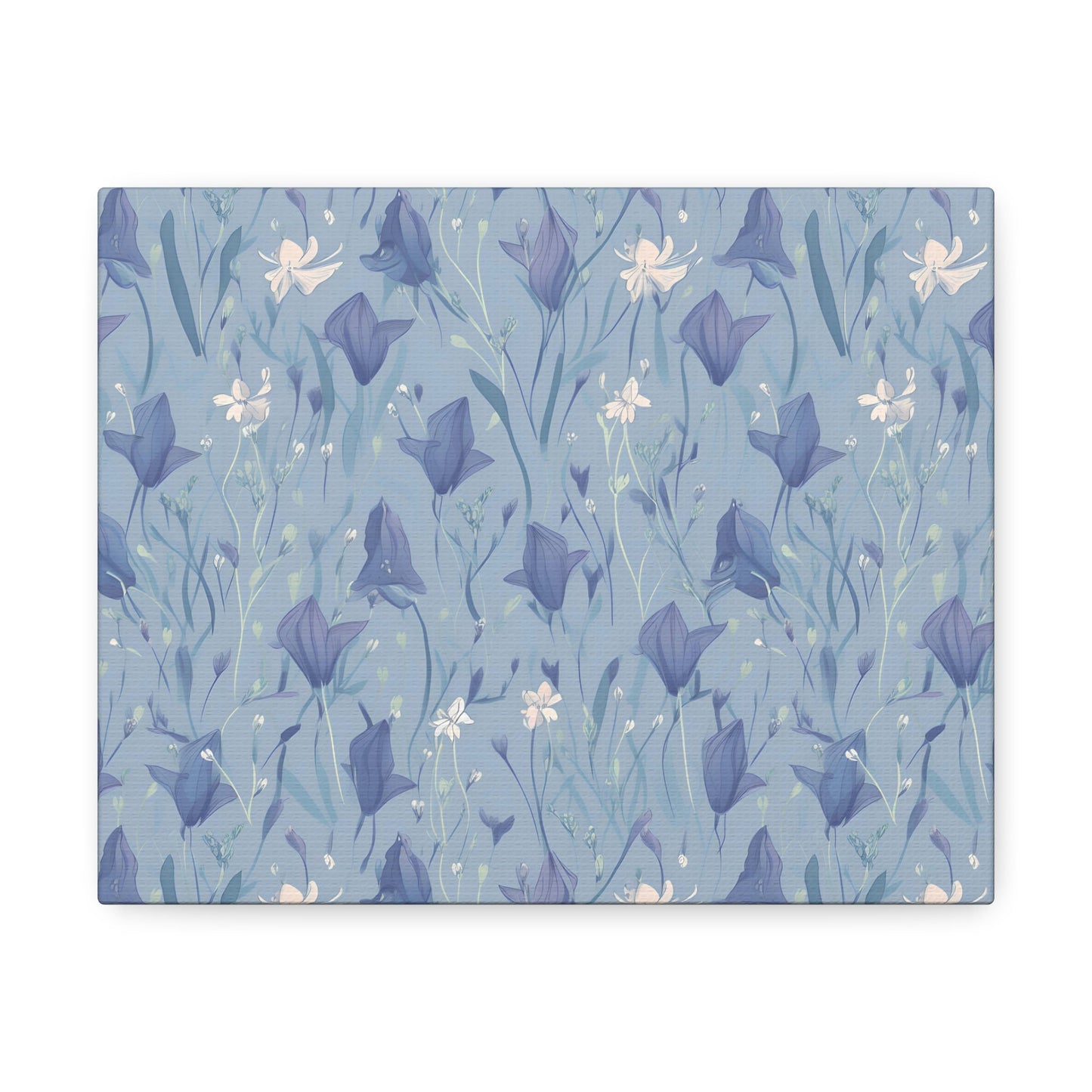 Enchanting Bluebell Harmony - Wall Art Canvas - Pattern Symphony