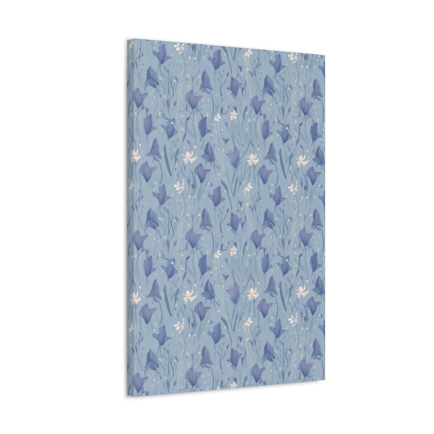 Enchanting Bluebell Harmony - Wall Art Canvas - Pattern Symphony