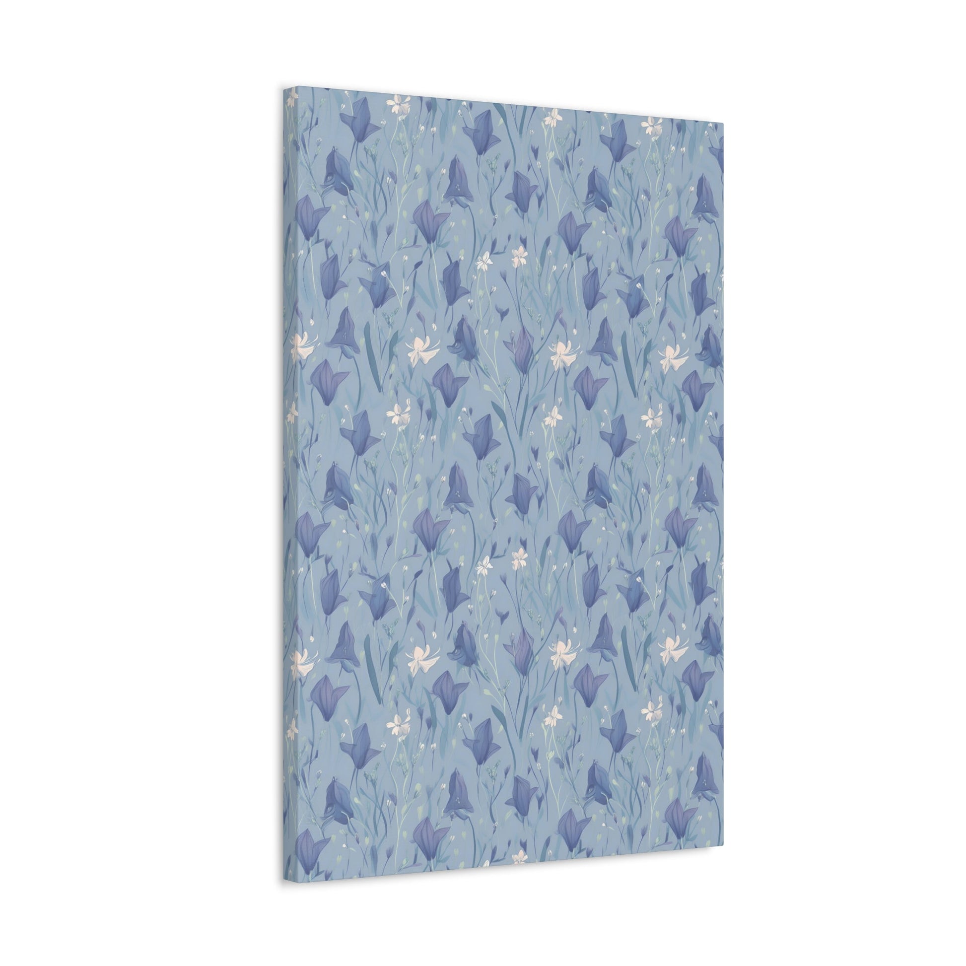 Enchanting Bluebell Harmony - Wall Art Canvas - Pattern Symphony