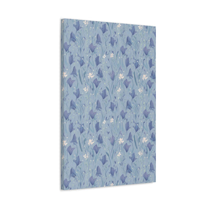 Enchanting Bluebell Harmony - Wall Art Canvas - Pattern Symphony