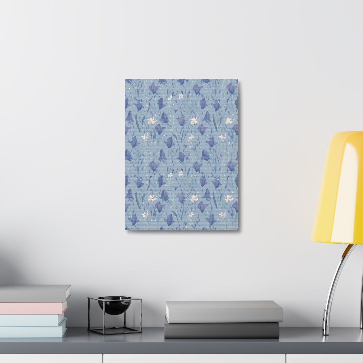 Enchanting Bluebell Harmony - Wall Art Canvas - Pattern Symphony