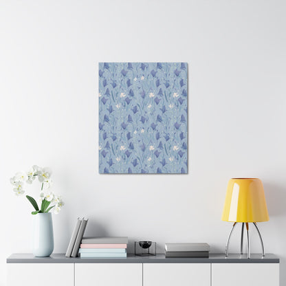 Enchanting Bluebell Harmony - Wall Art Canvas - Pattern Symphony