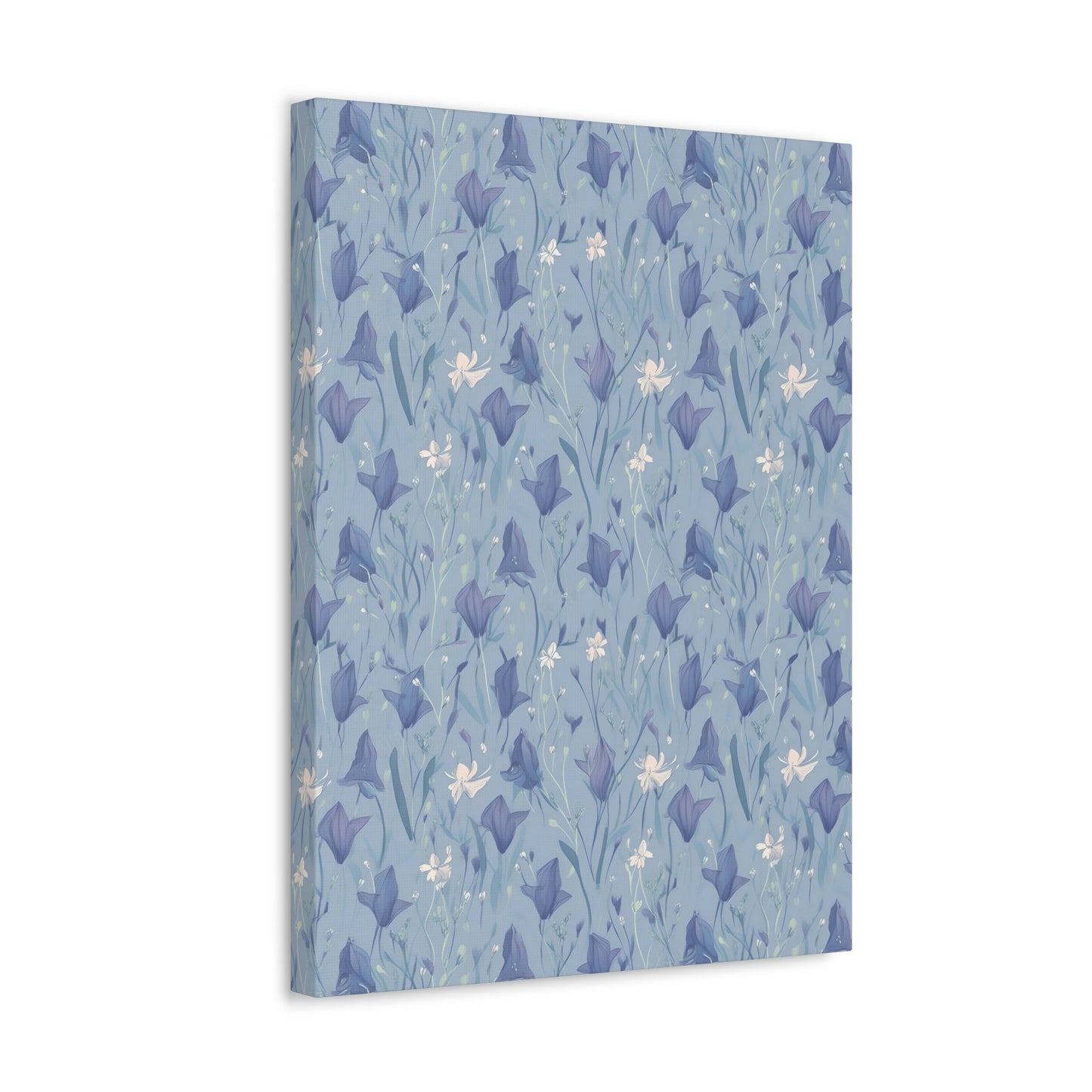 Enchanting Bluebell Harmony - Wall Art Canvas - Pattern Symphony