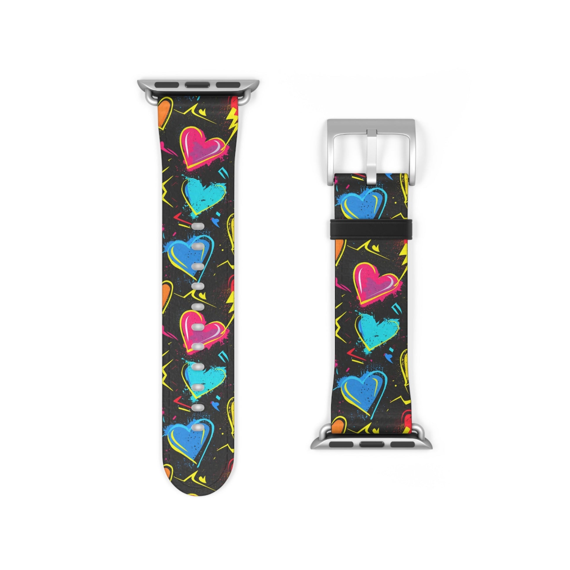 Flashback Affection: Love in Technicolour - Apple Watch Strap - Pattern Symphony