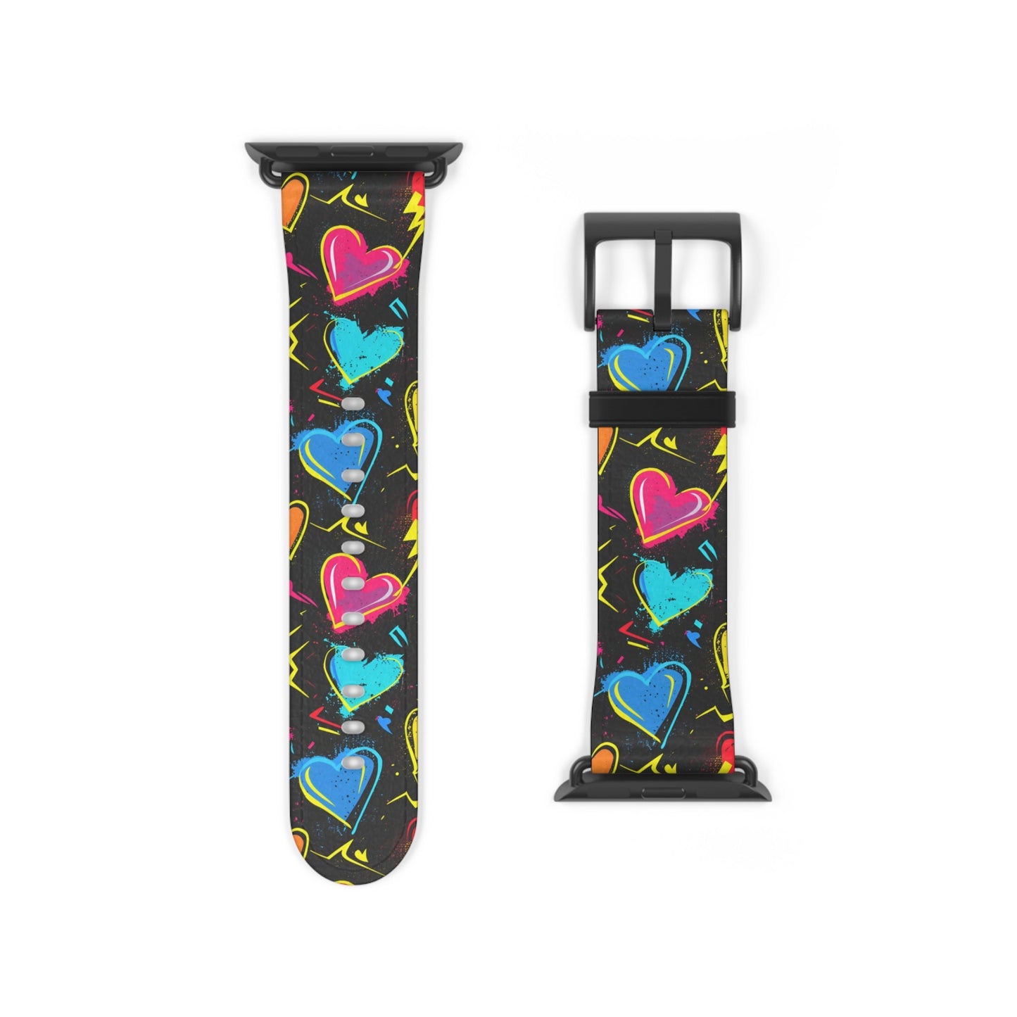 Flashback Affection: Love in Technicolour - Apple Watch Strap - Pattern Symphony