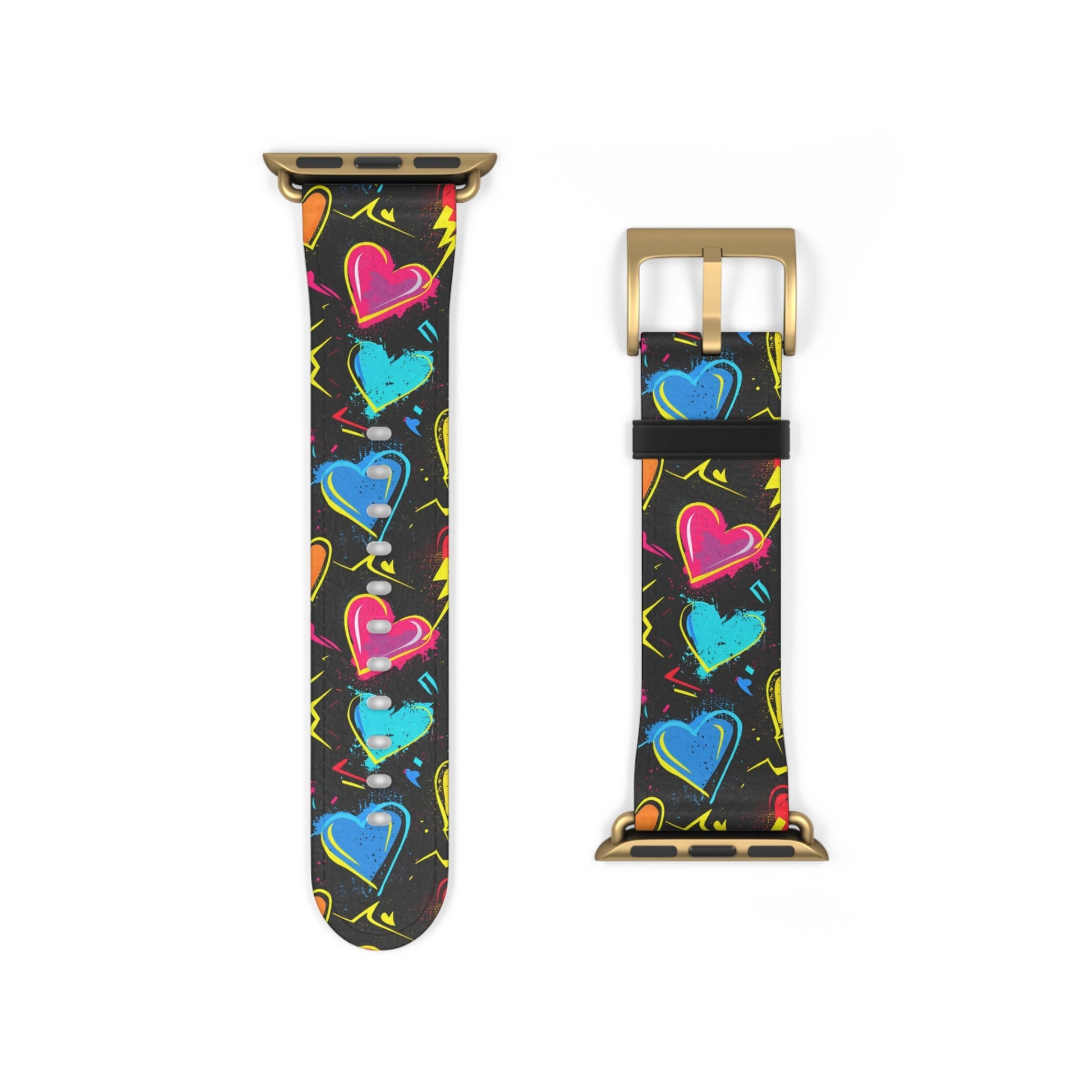 Flashback Affection: Love in Technicolour - Apple Watch Strap - Pattern Symphony