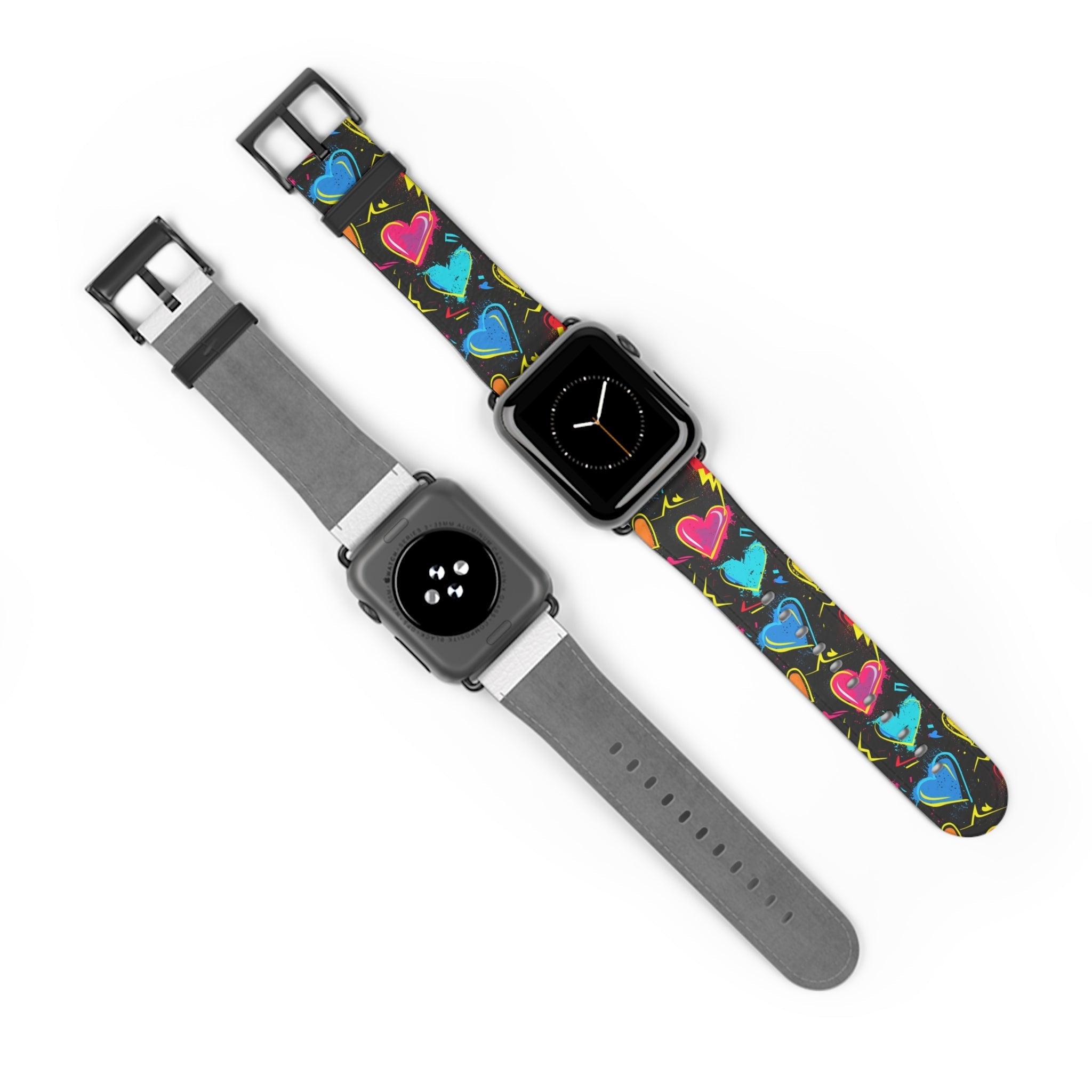 Flashback Affection: Love in Technicolour - Apple Watch Strap - Pattern Symphony