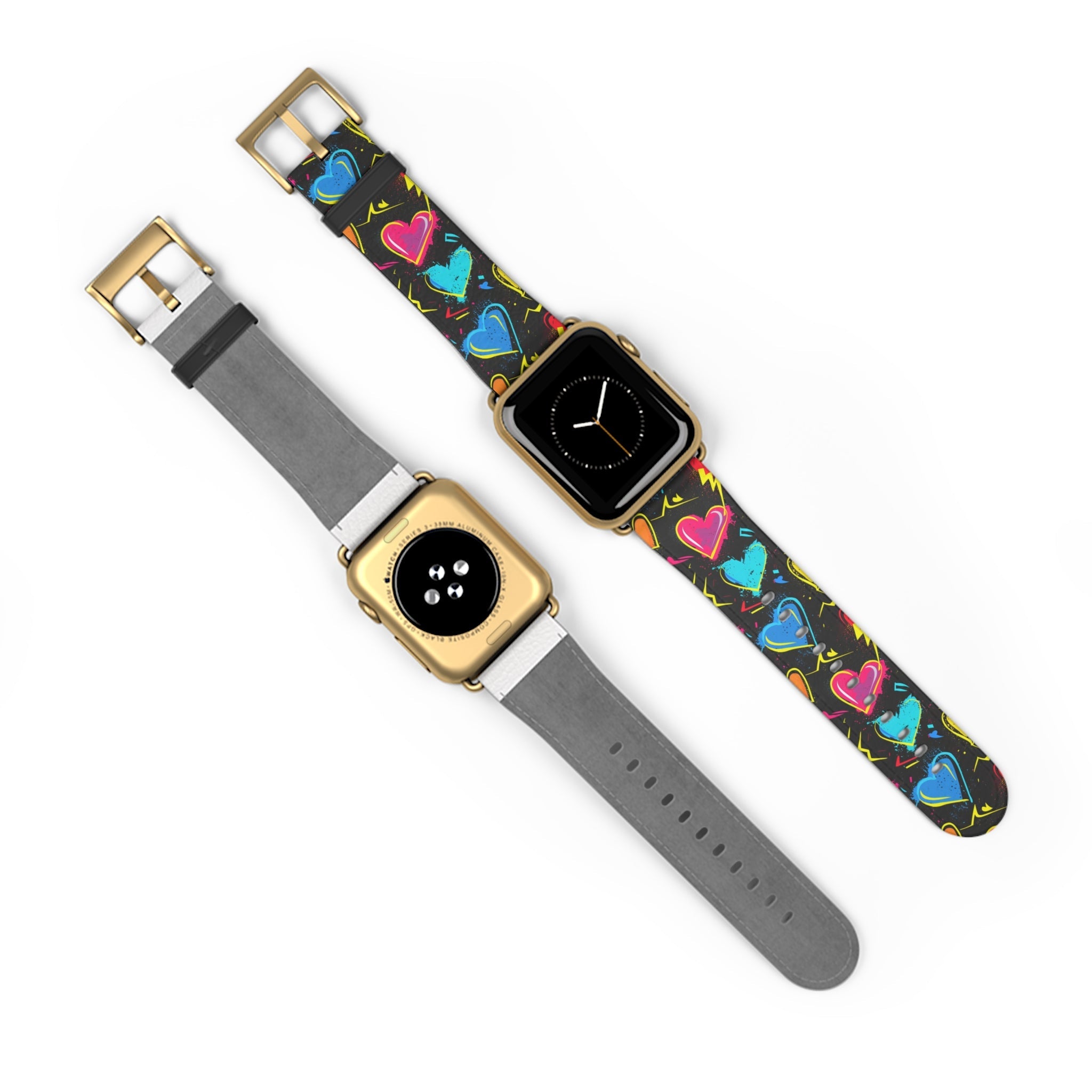 Flashback Affection: Love in Technicolour - Apple Watch Strap - Pattern Symphony