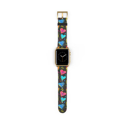 Flashback Affection: Love in Technicolour - Apple Watch Strap - Pattern Symphony