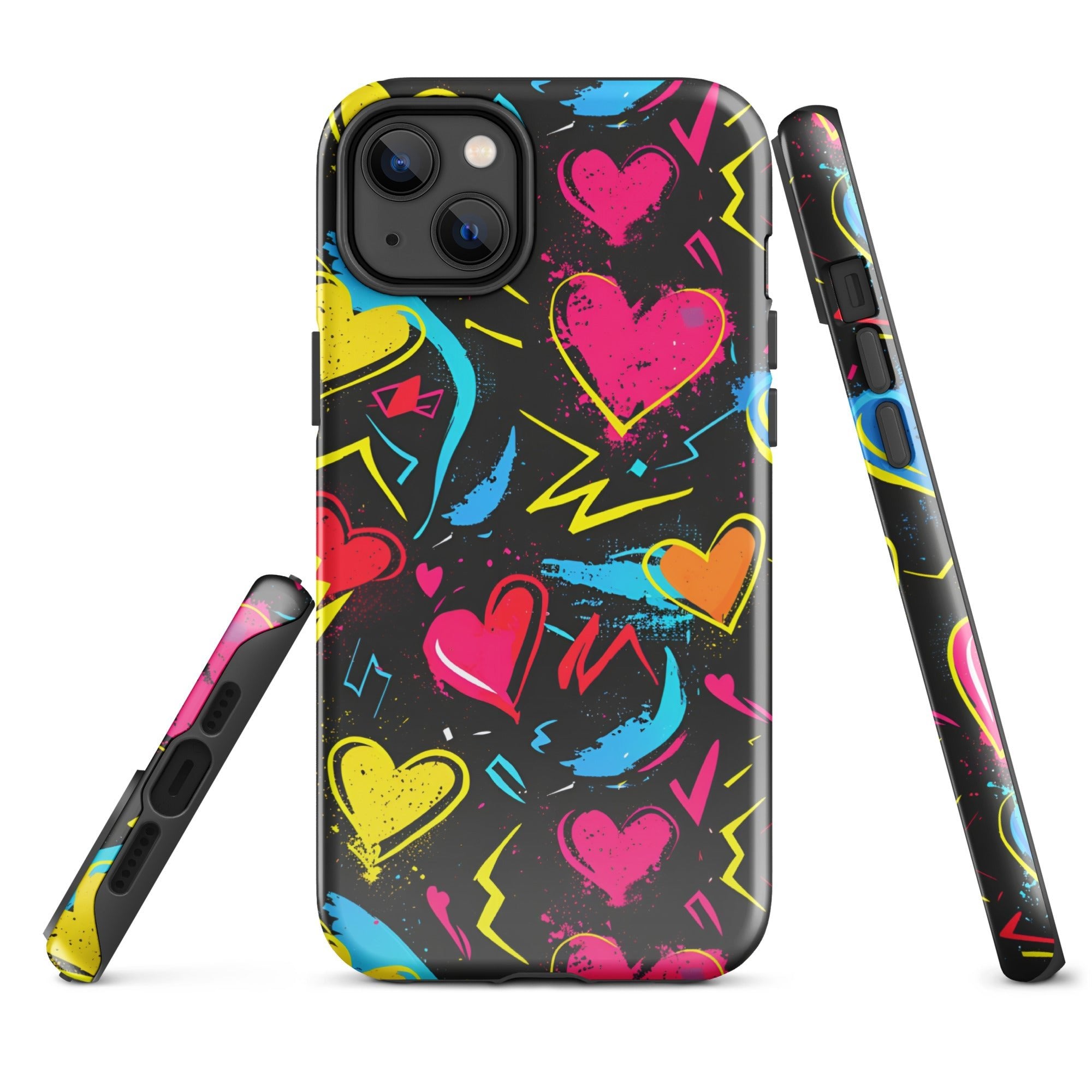 Flashback Affection: Love in Technicolour - iPhone Case - Pattern Symphony