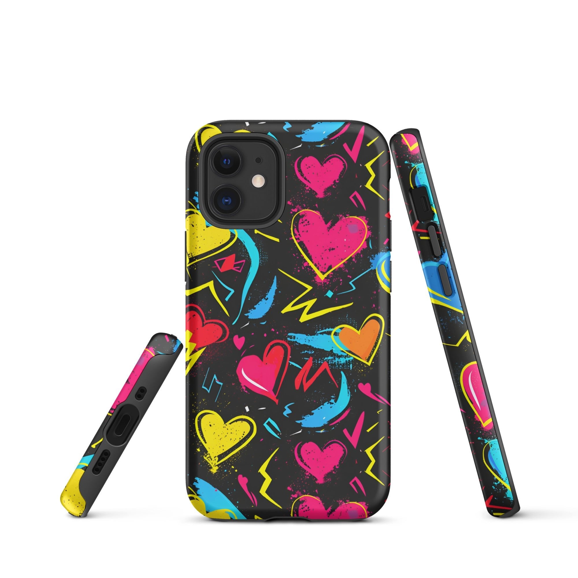 Flashback Affection: Love in Technicolour - iPhone Case - Pattern Symphony