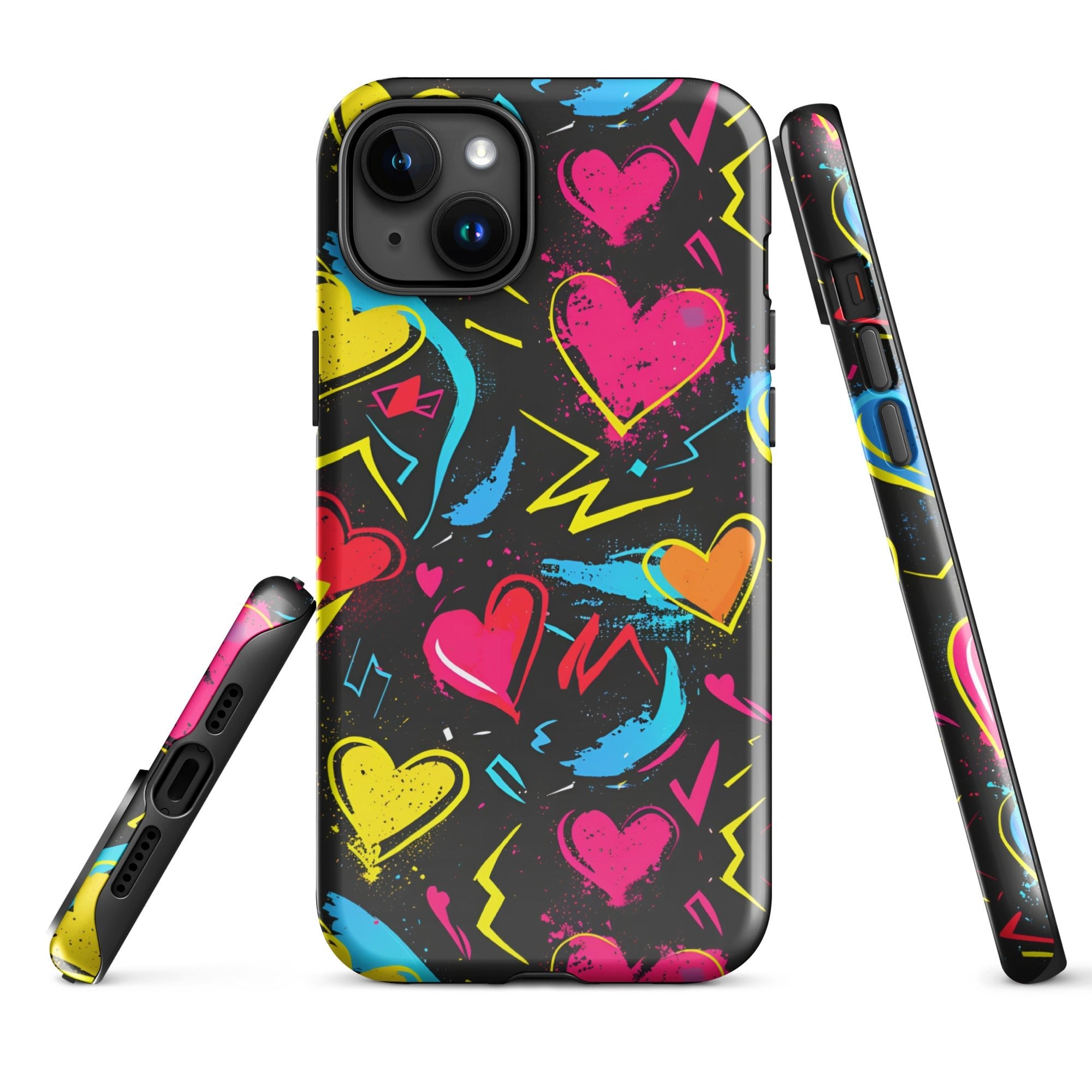 Flashback Affection: Love in Technicolour - iPhone Case - Pattern Symphony