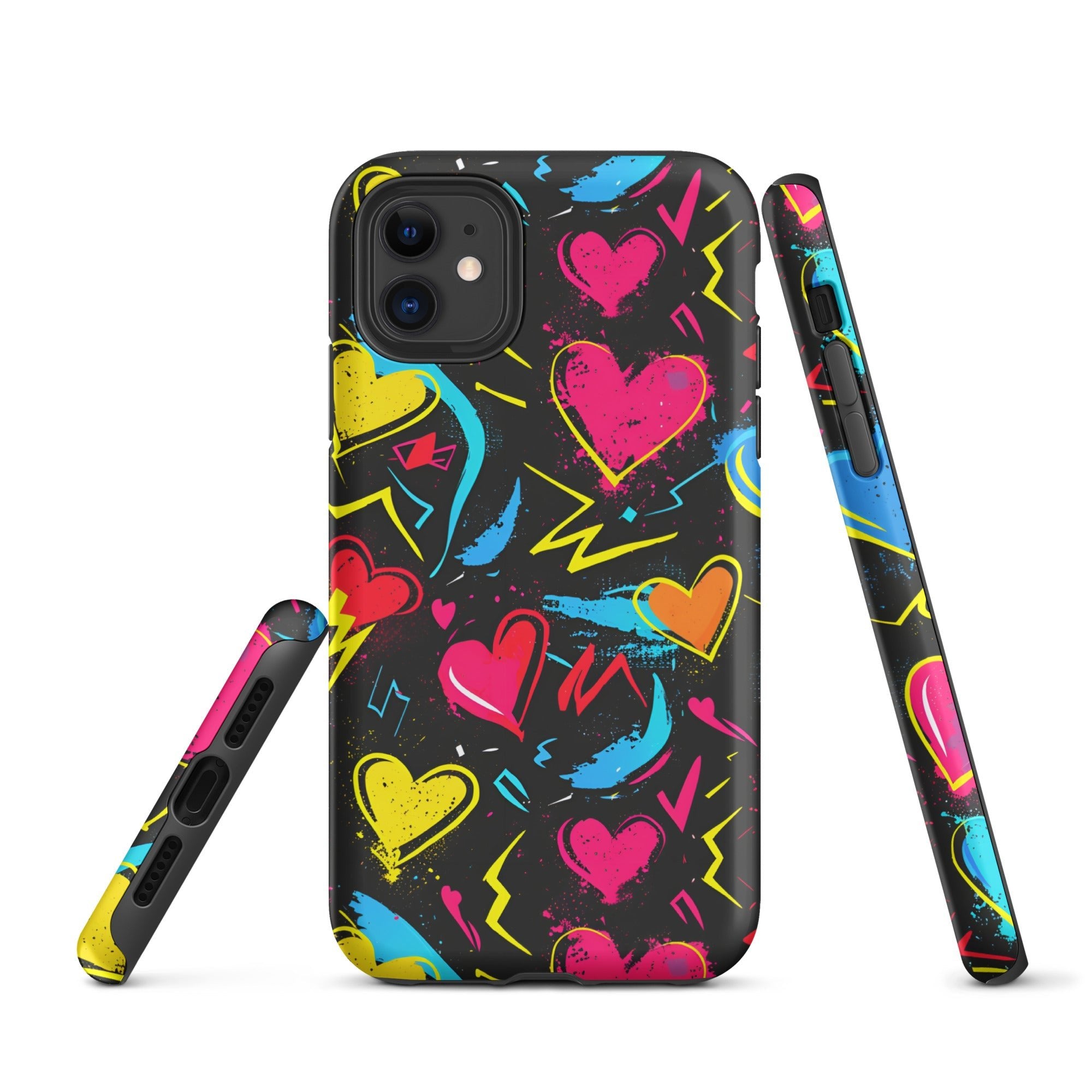 Flashback Affection: Love in Technicolour - iPhone Case - Pattern Symphony