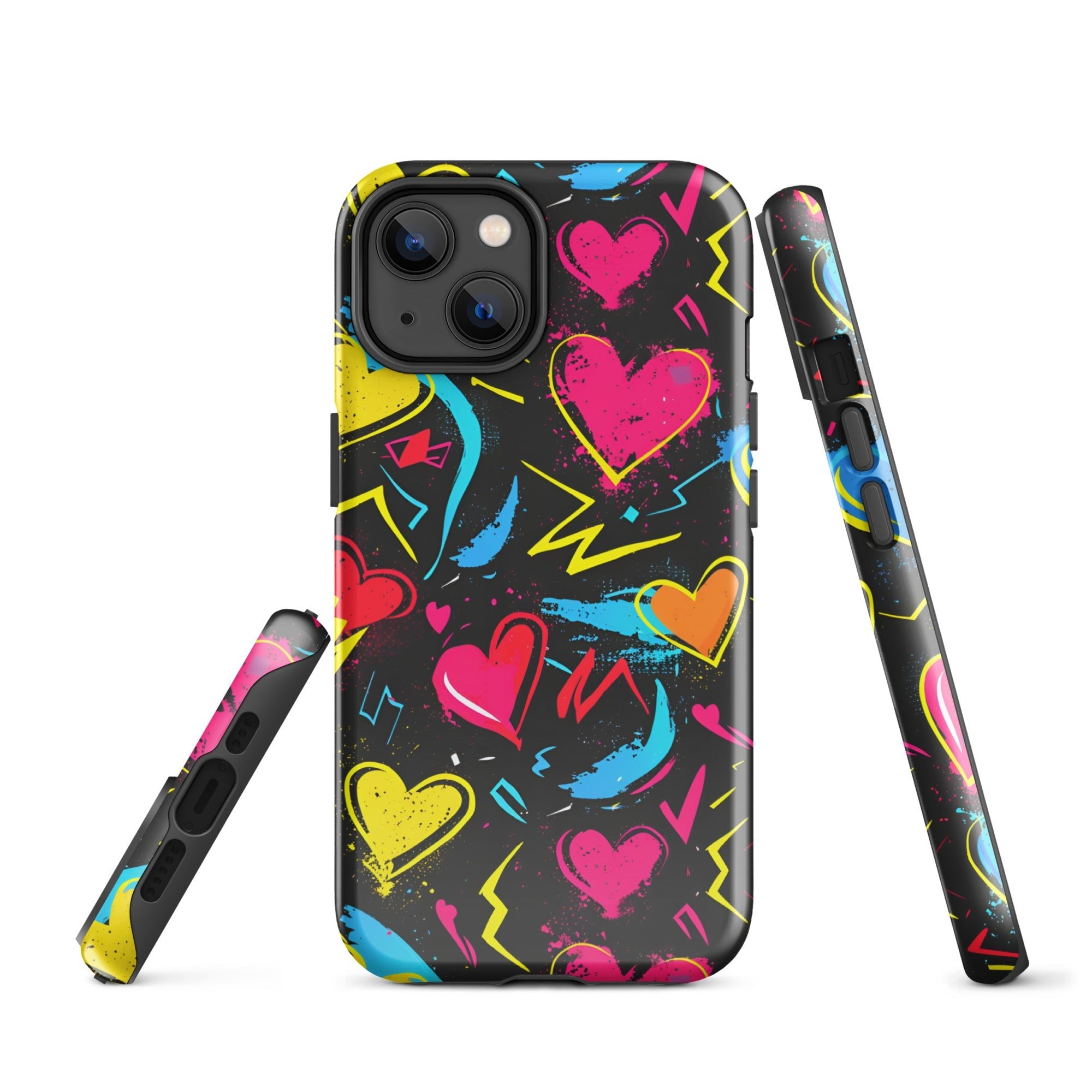 Flashback Affection: Love in Technicolour - iPhone Case - Pattern Symphony