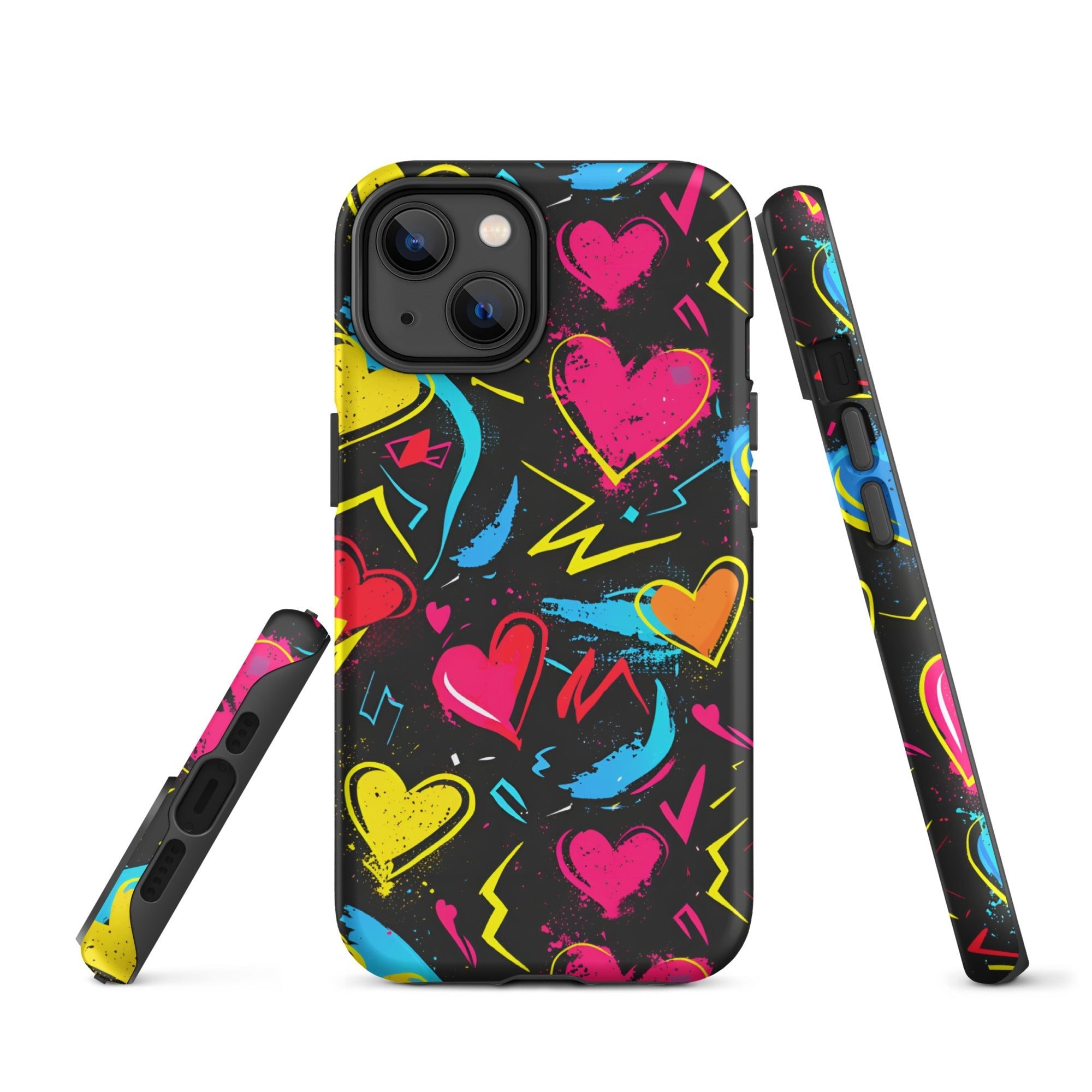 Flashback Affection: Love in Technicolour - iPhone Case - Pattern Symphony