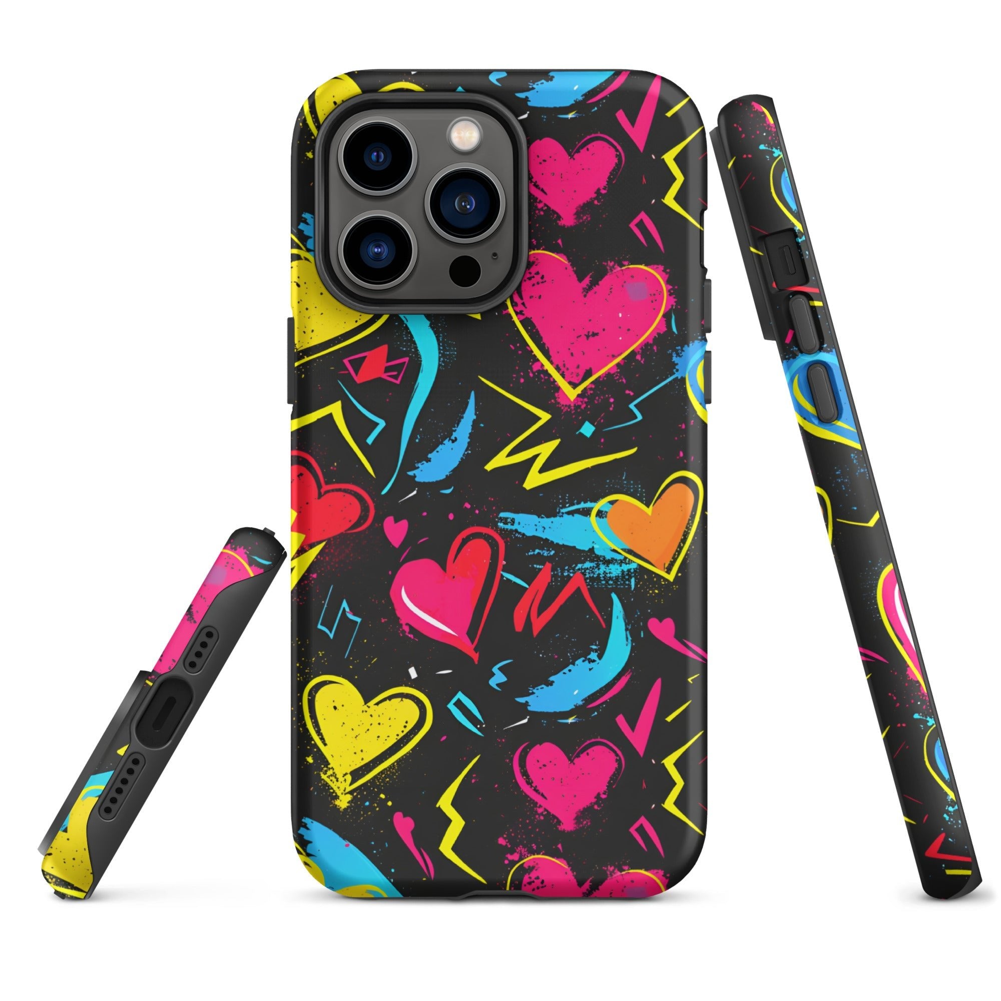 Flashback Affection: Love in Technicolour - iPhone Case - Pattern Symphony