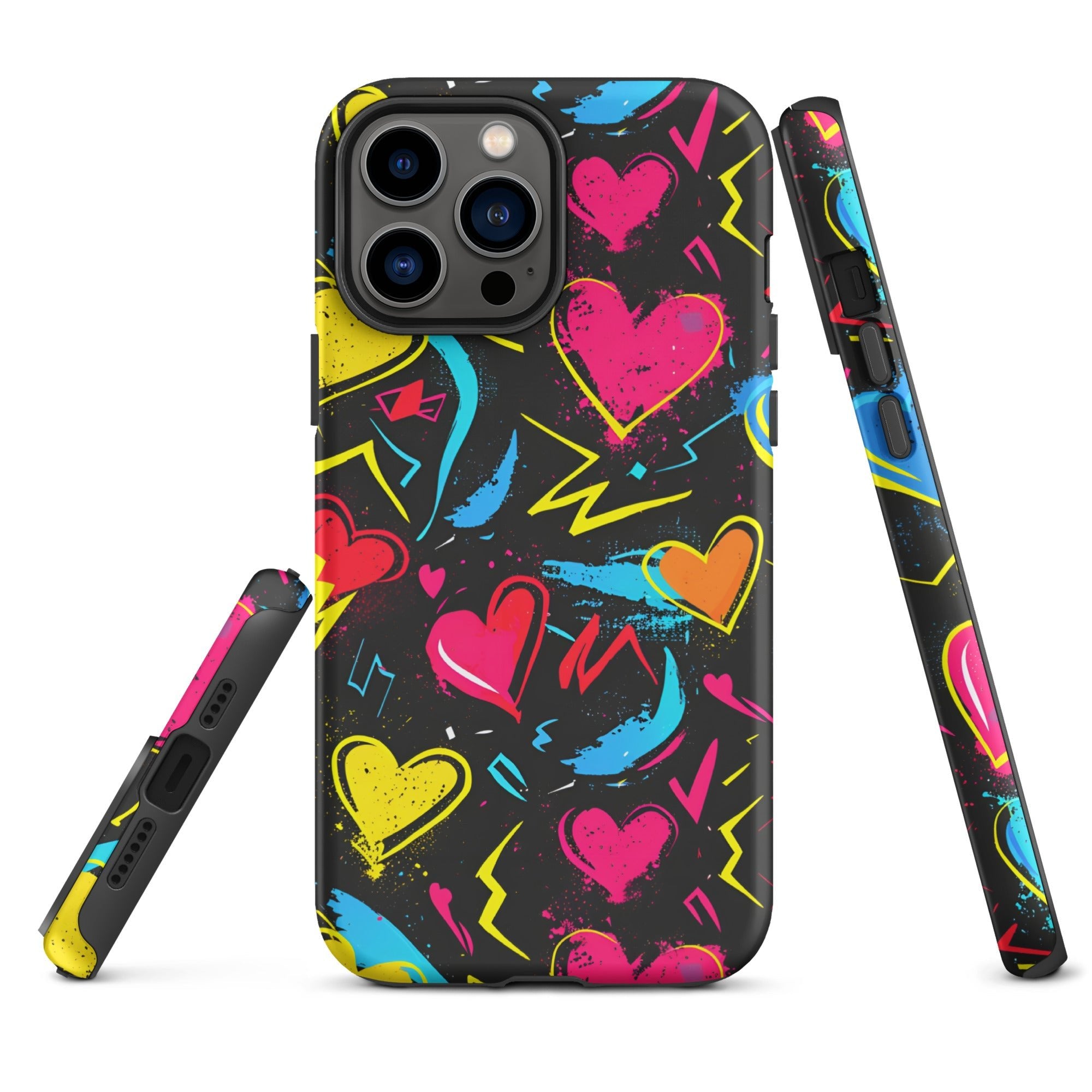 Flashback Affection: Love in Technicolour - iPhone Case - Pattern Symphony