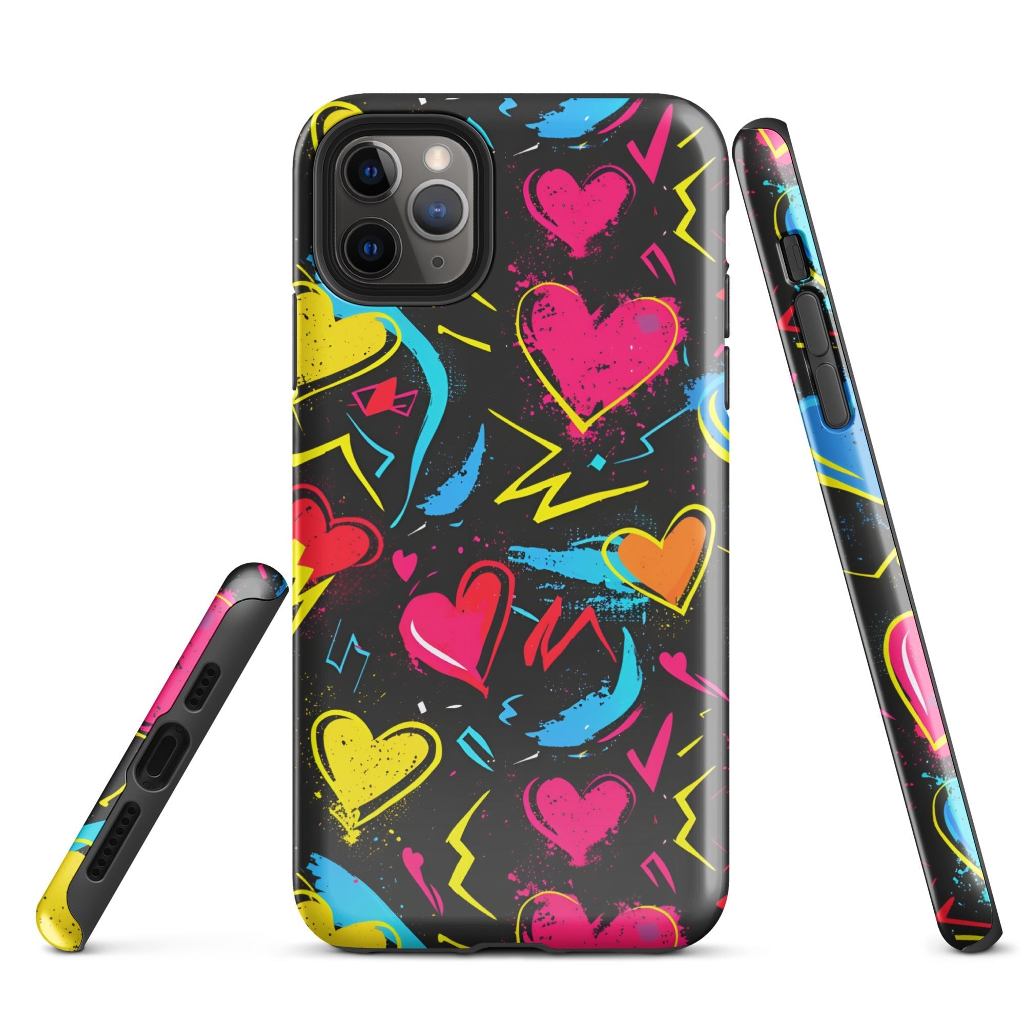 Flashback Affection: Love in Technicolour - iPhone Case - Pattern Symphony