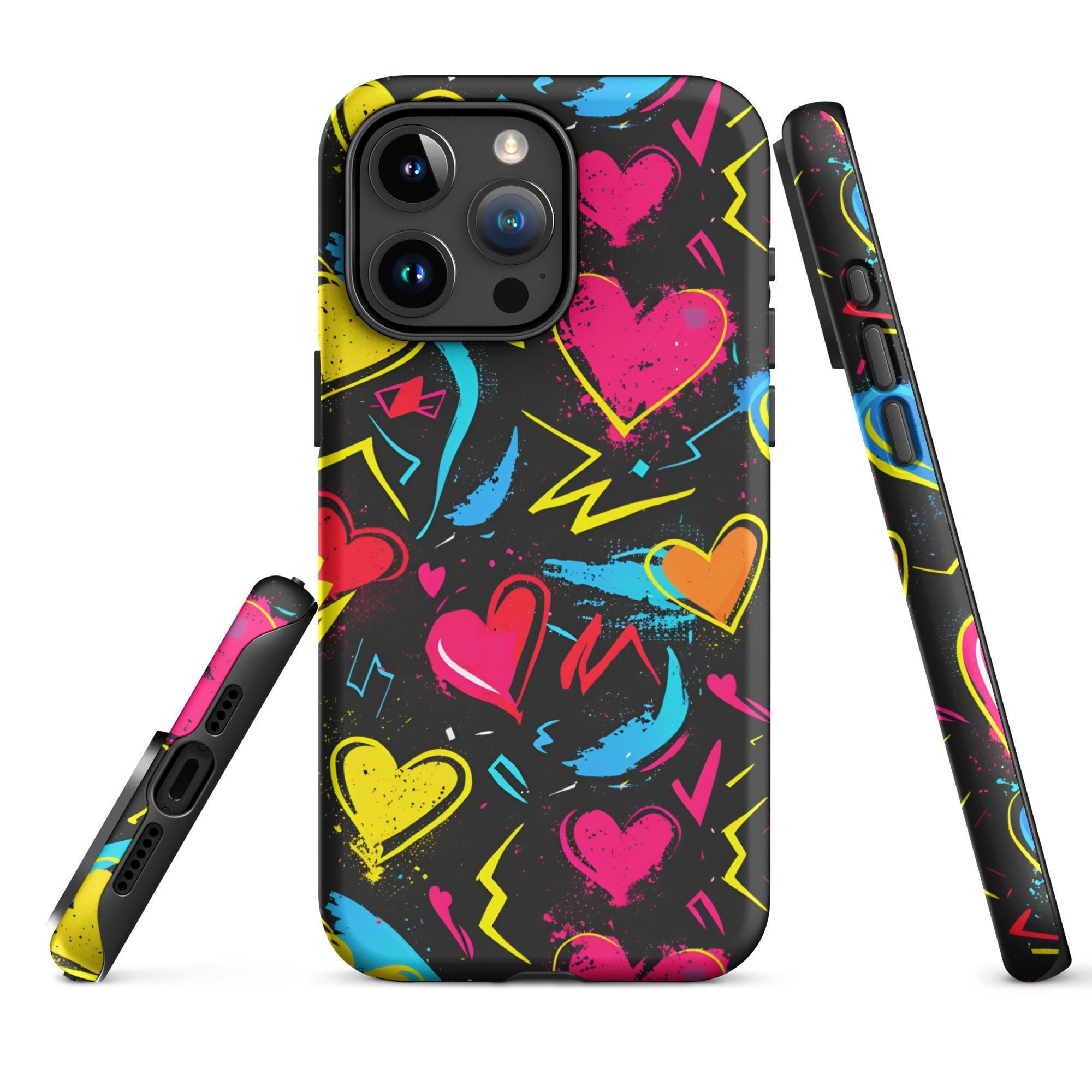 Flashback Affection: Love in Technicolour - iPhone Case - Pattern Symphony