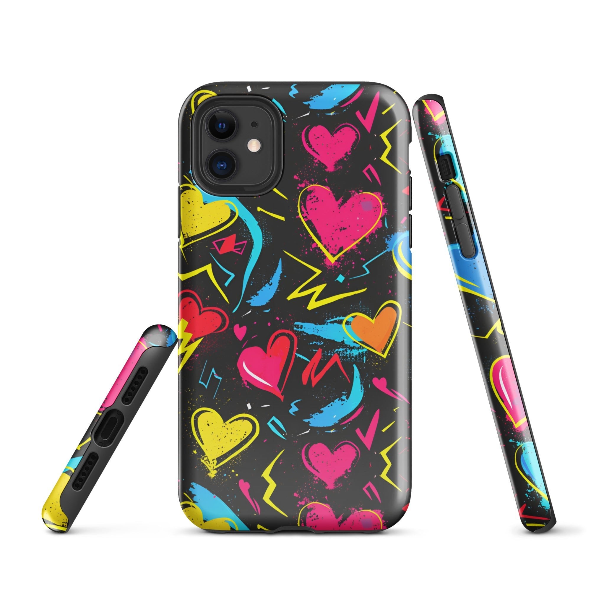 Flashback Affection: Love in Technicolour - iPhone Case - Pattern Symphony